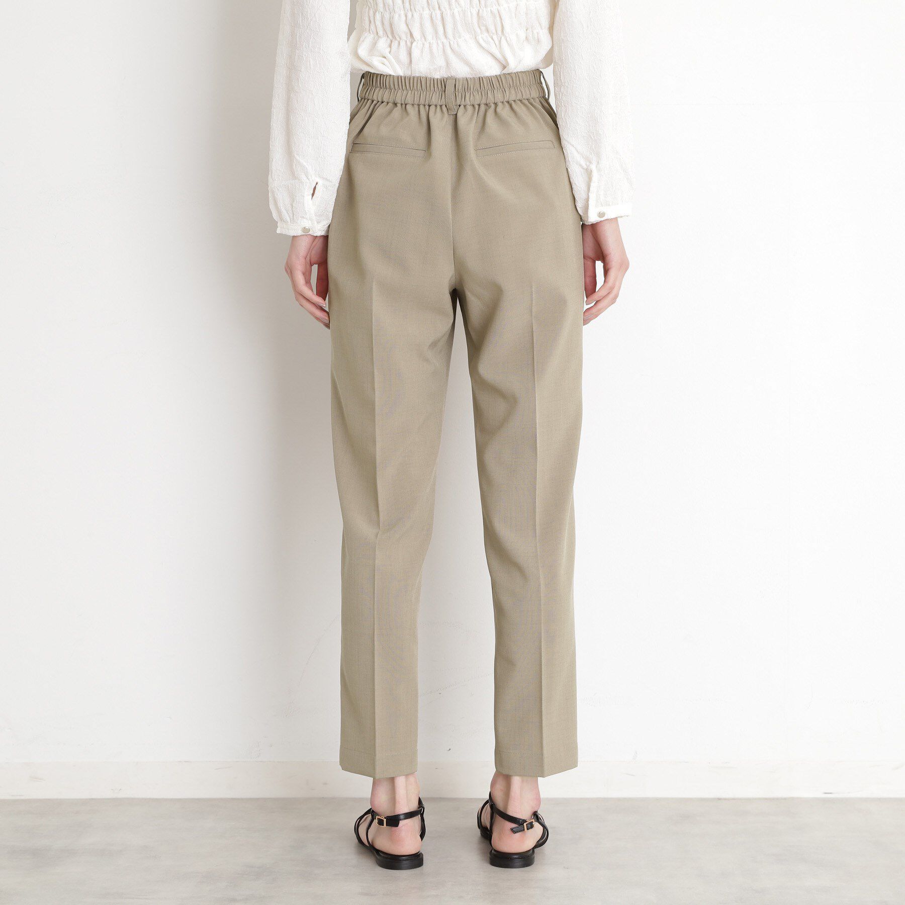 THE SHOP TK「【XS-XLサイズ】麻調テーパードパンツ/洗濯機OK/from the VOICE」|その他|