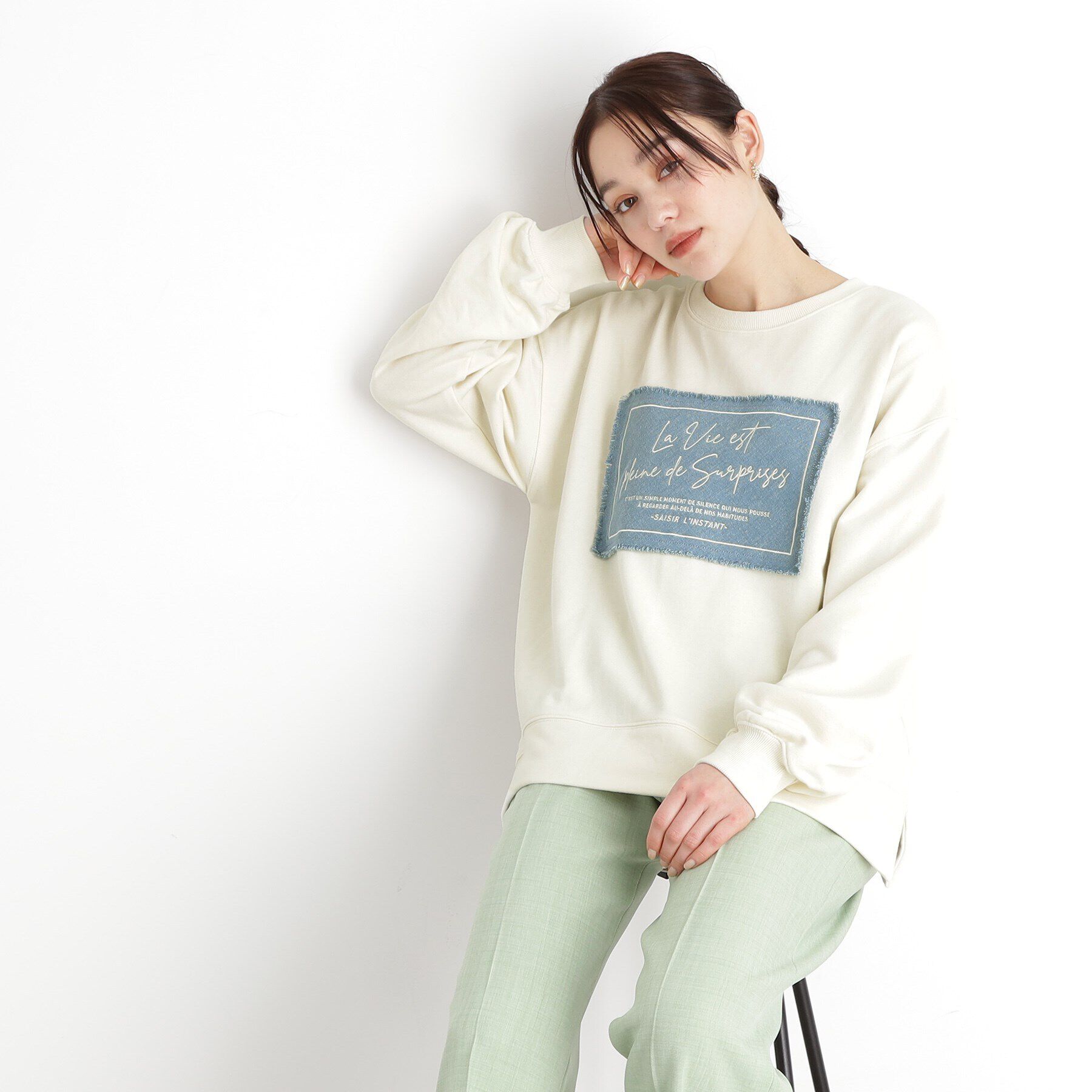 THE SHOP TK「【アソート】裏毛ロゴプルオーバー/洗える」|Tシャツ・カットソー|