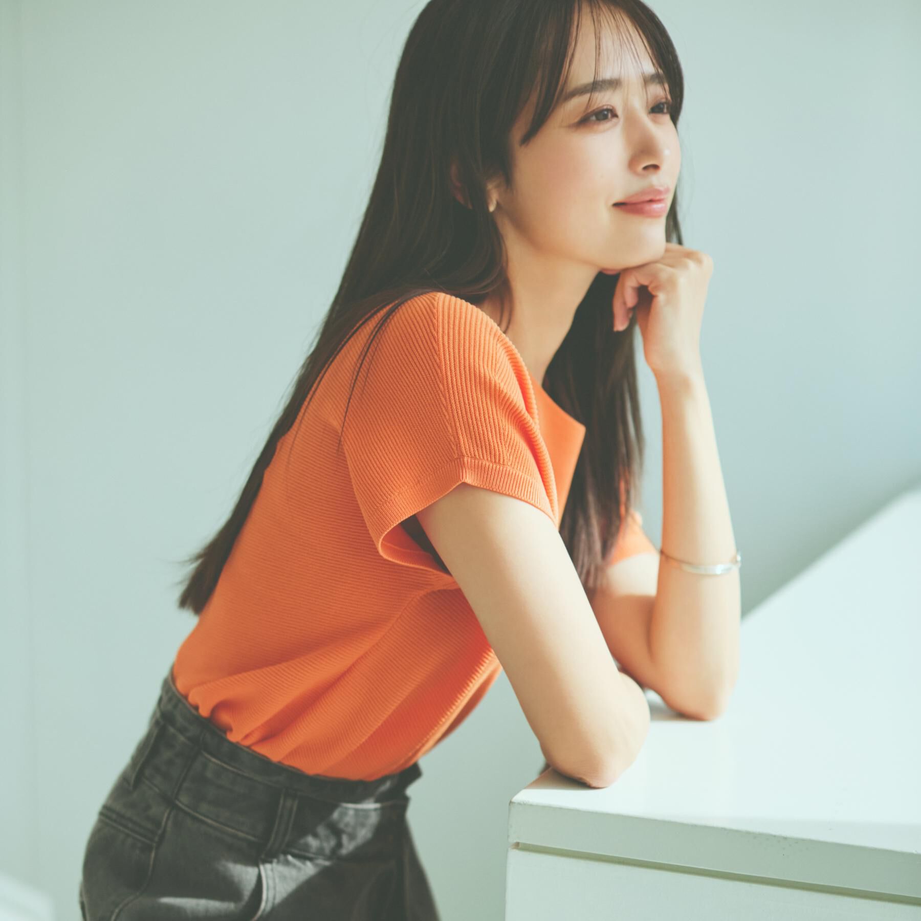 THE SHOP TK「美人フレンチニット【8色展開/WEB限定カラー/洗濯機OK/毛玉になりにくい】」|ニット・セーター|