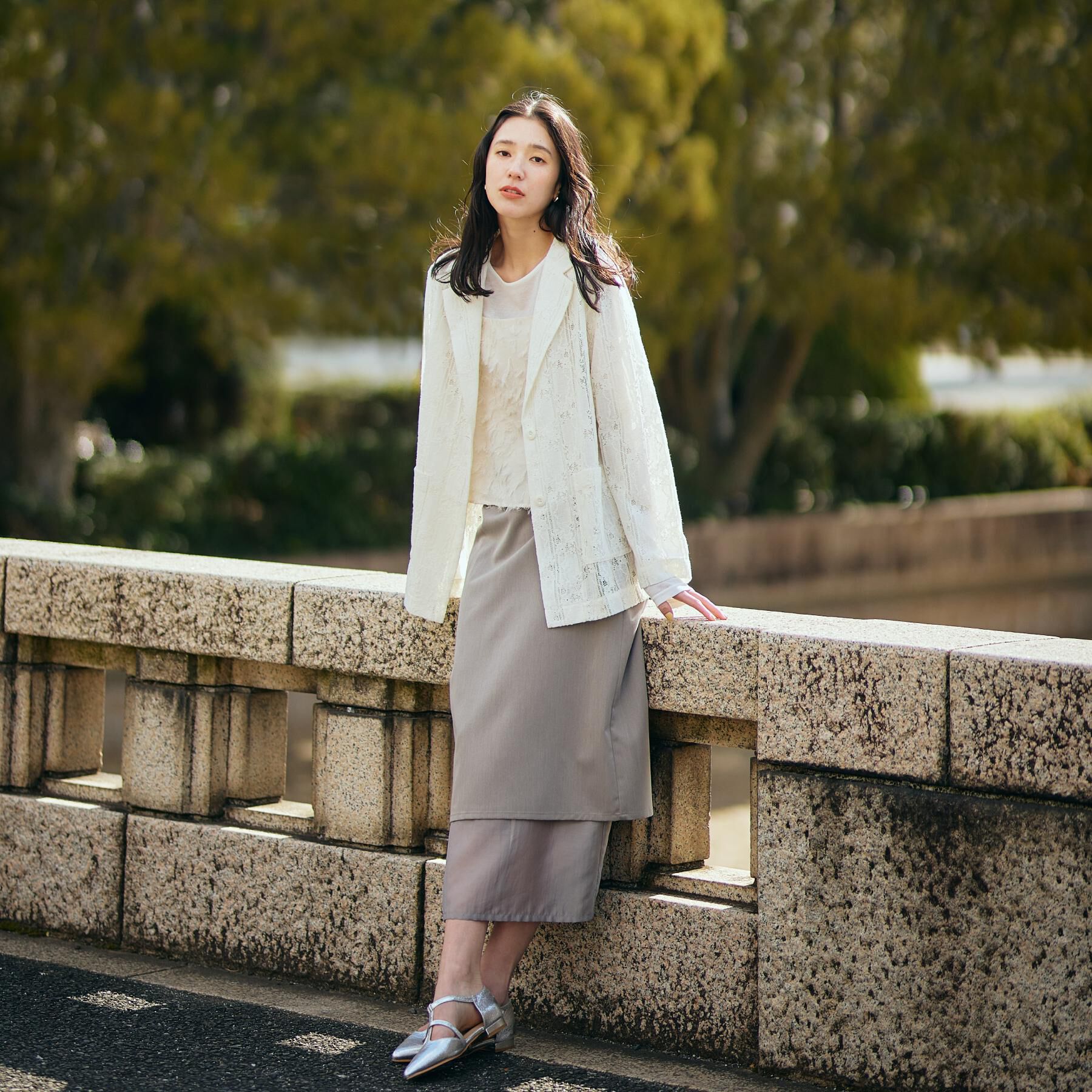 THE SHOP TK「レーステーラードジャケット」|テーラードジャケット|