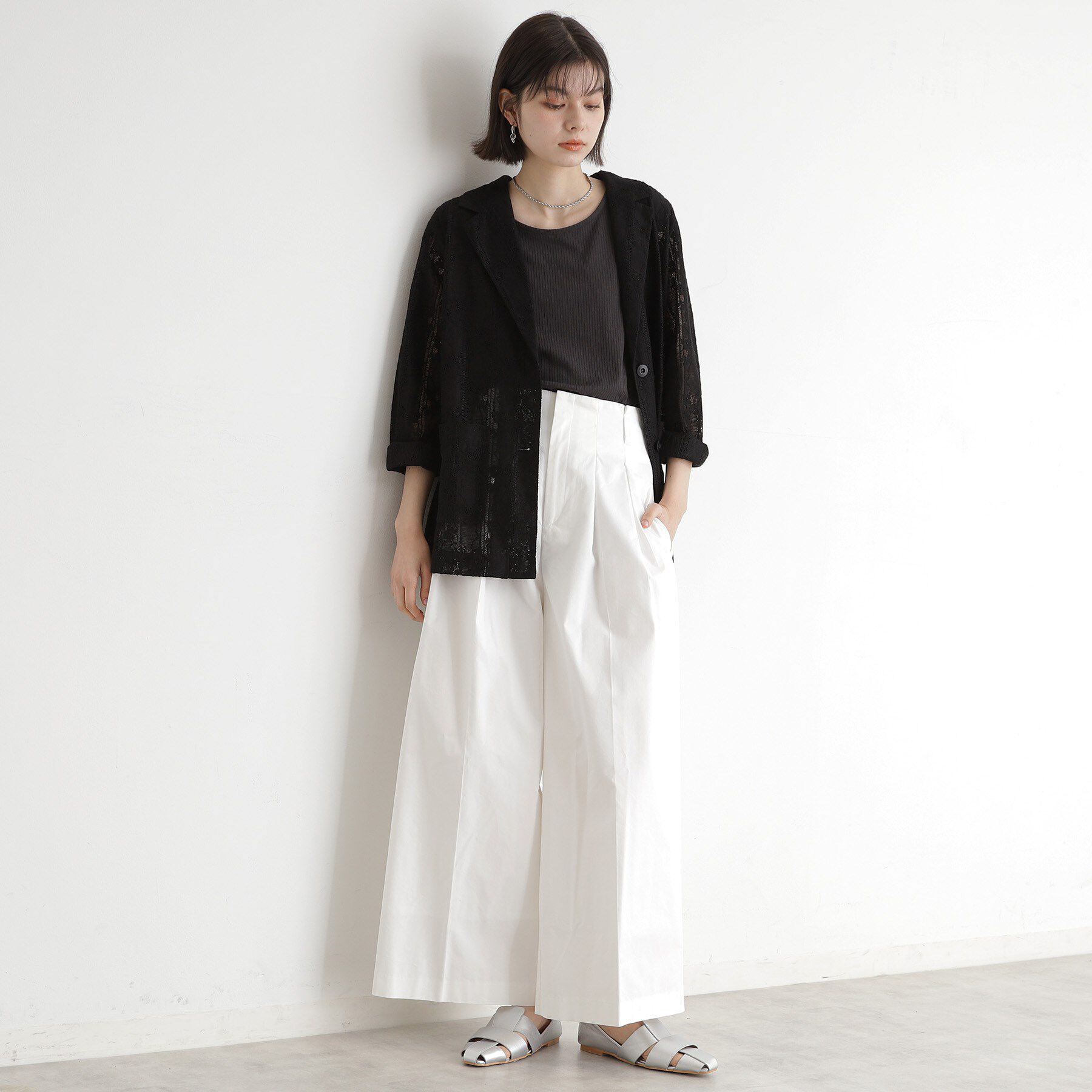 THE SHOP TK「レーステーラードジャケット」|テーラードジャケット|