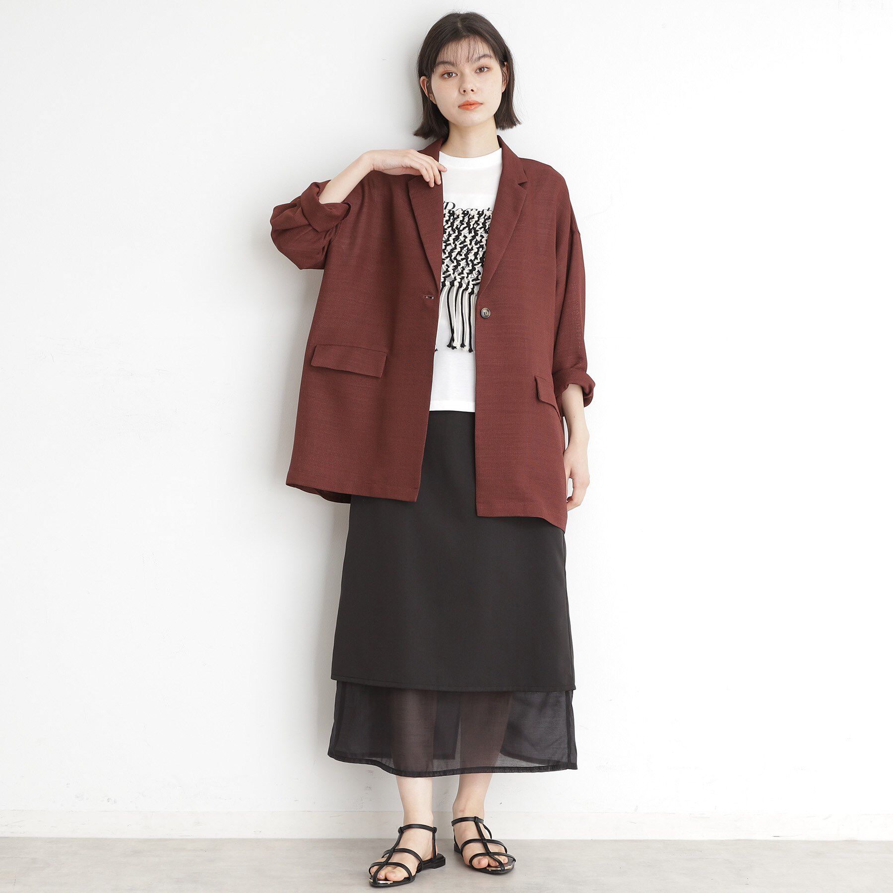 THE SHOP TK「パナマメッシュジャケット」|テーラードジャケット|