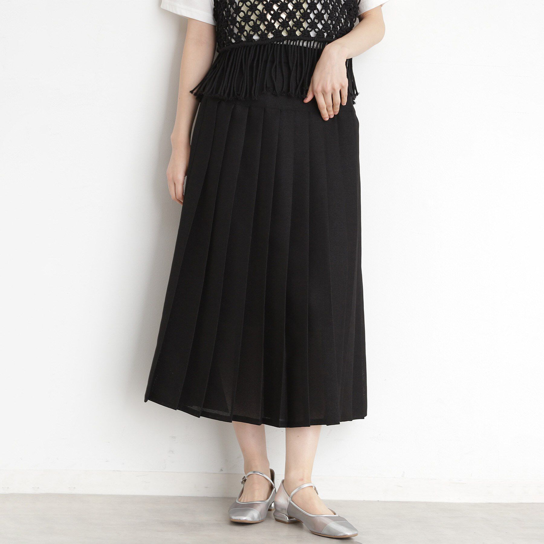 THE SHOP TK「パナマメッシュスカート」|スカート|