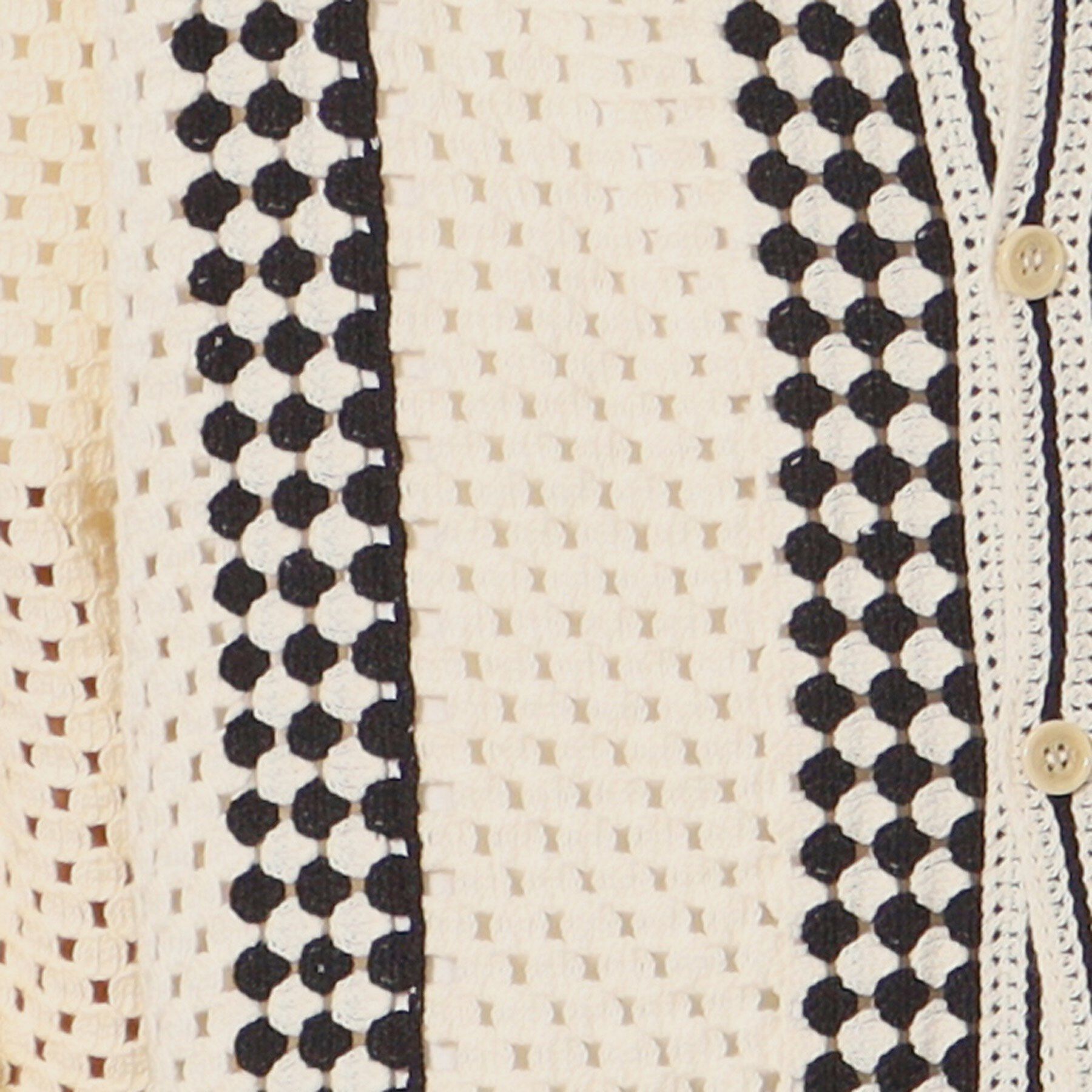 THE SHOP TK「クロシェ編み風ニットカーディガン」|カーディガン|