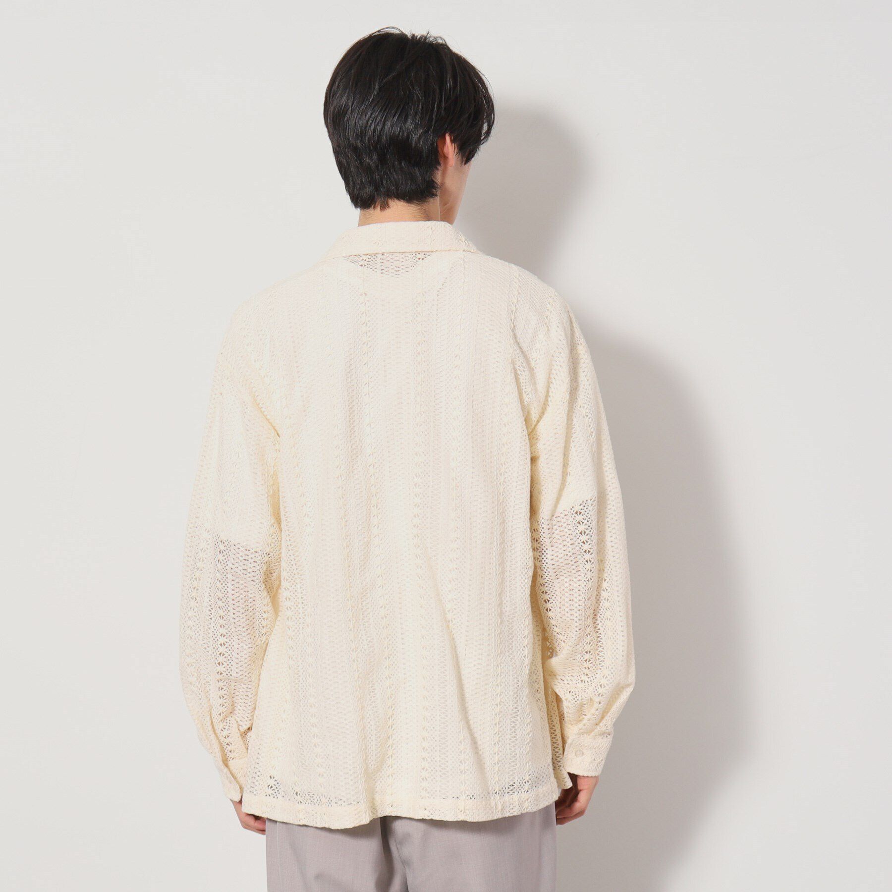 THE SHOP TK「レースシャツアンサンブル長袖シャツ・半袖Tシャツセットアイテム」|シャツ・ブラウス|