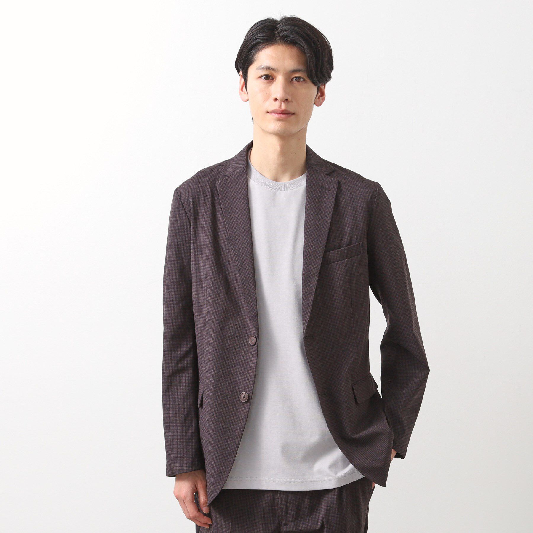 THE SHOP TK「ライトドッツジャケット【セットアップ可/洗濯機OK】」|テーラードジャケット|