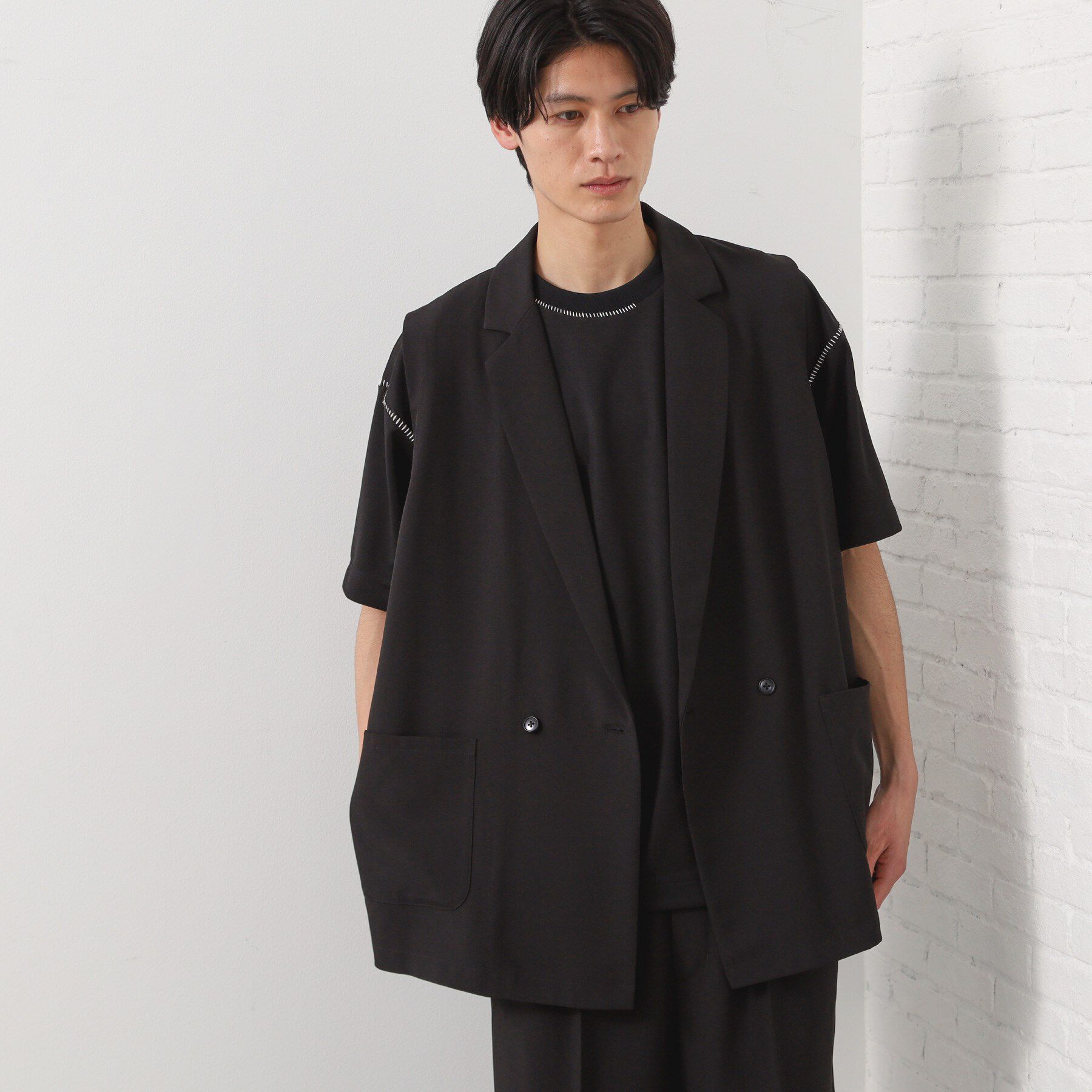 THE SHOP TK「ダブルジレ【セットアップ可/洗濯機OK】」|ベスト・ジレ|