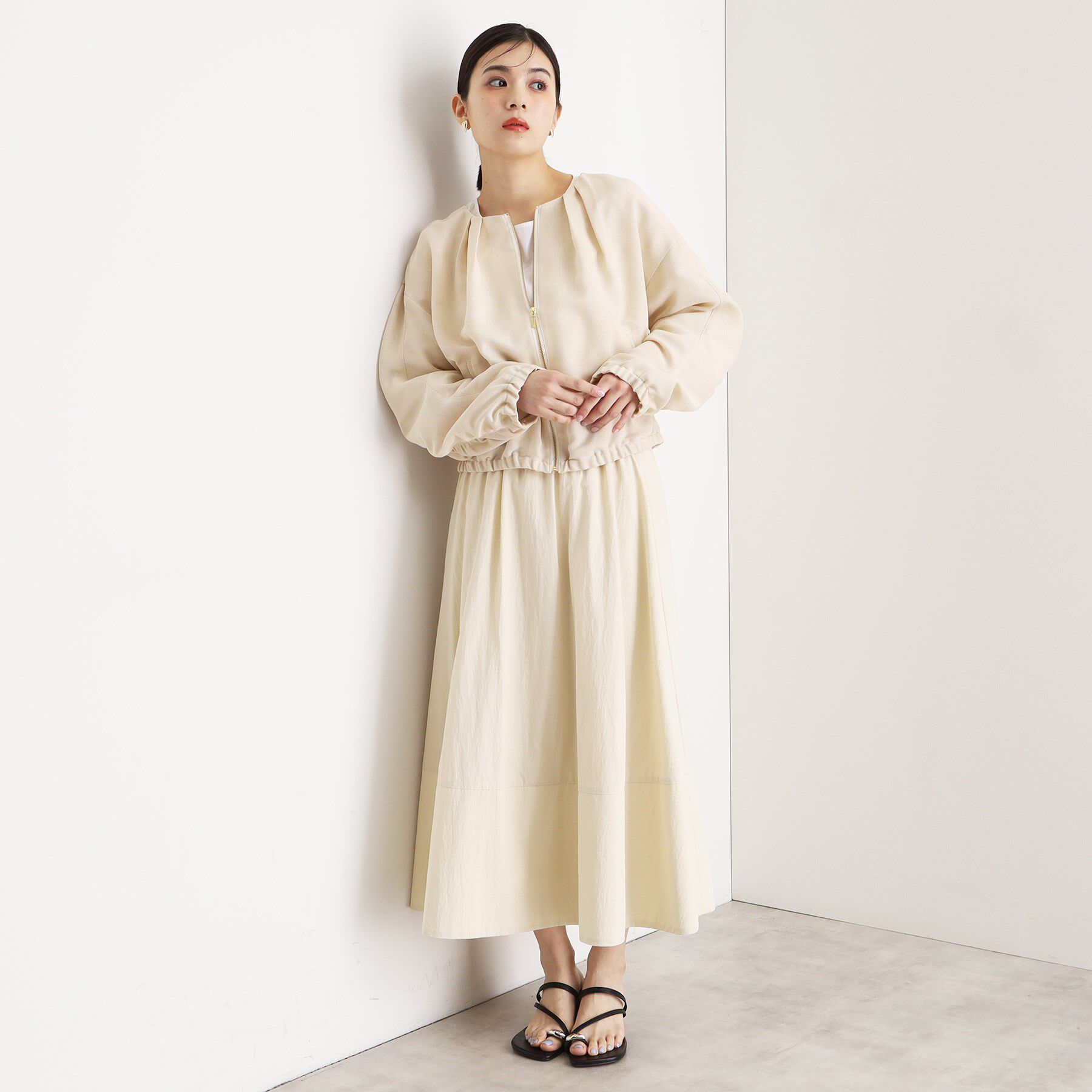 THE SHOP TK「パナマメッシュブルゾン【洗える】」|ブルゾン・スタジャン|