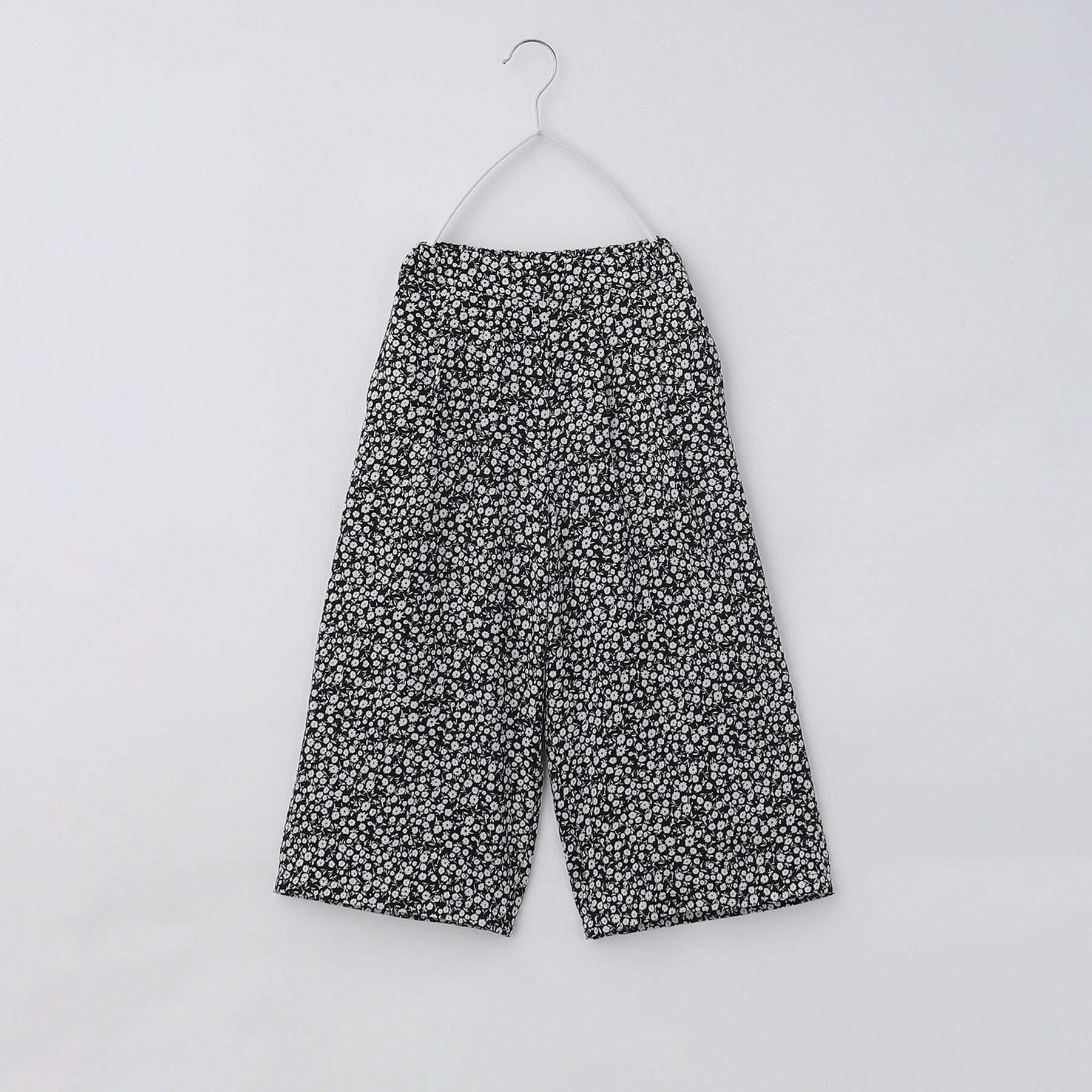 THE SHOP TK「【120-150】デニム＆花柄スカーチョ/ママとおそろい・洗濯機OK」|その他|