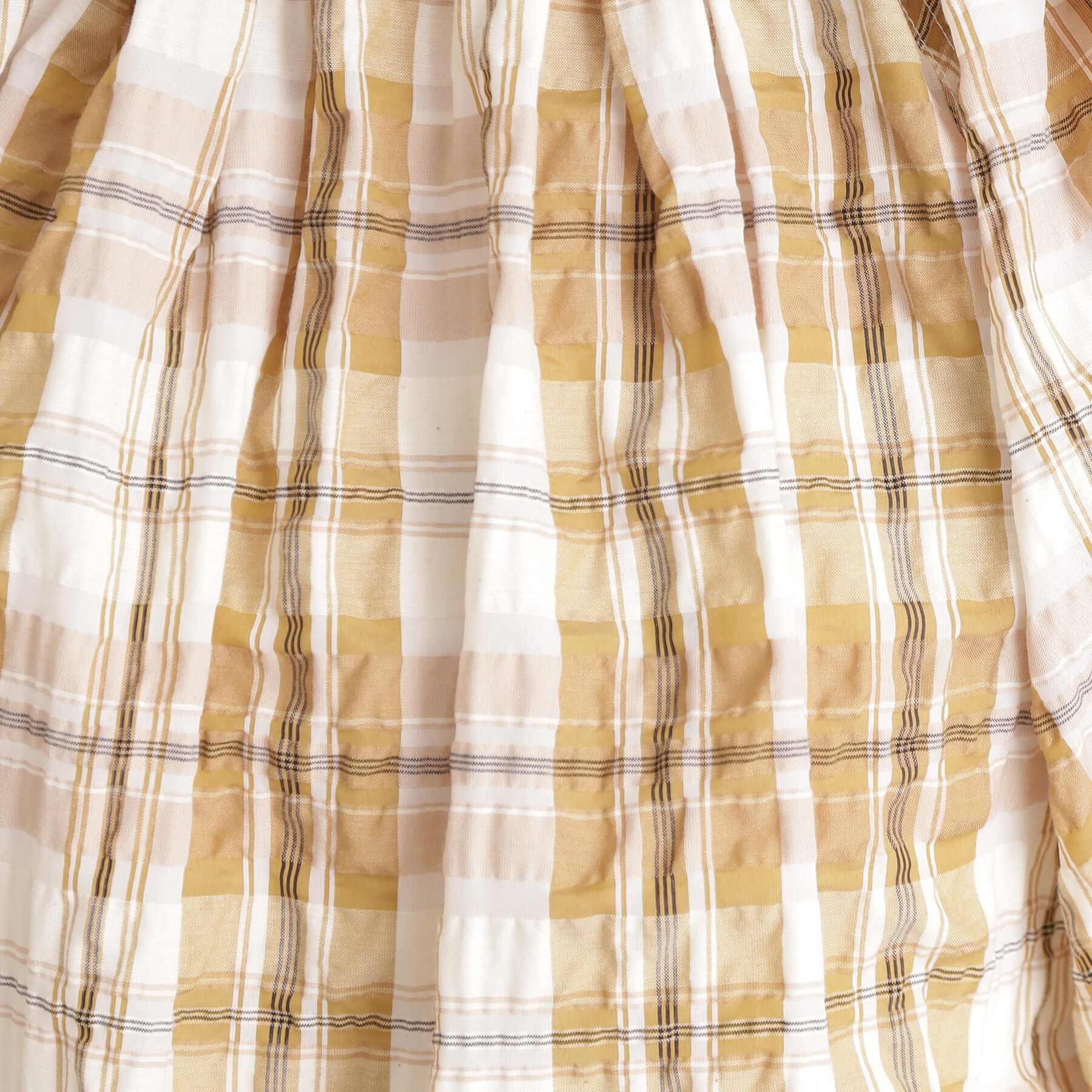 THE SHOP TK「チェックギャザーブラウス【洗える】」|シャツ・ブラウス|