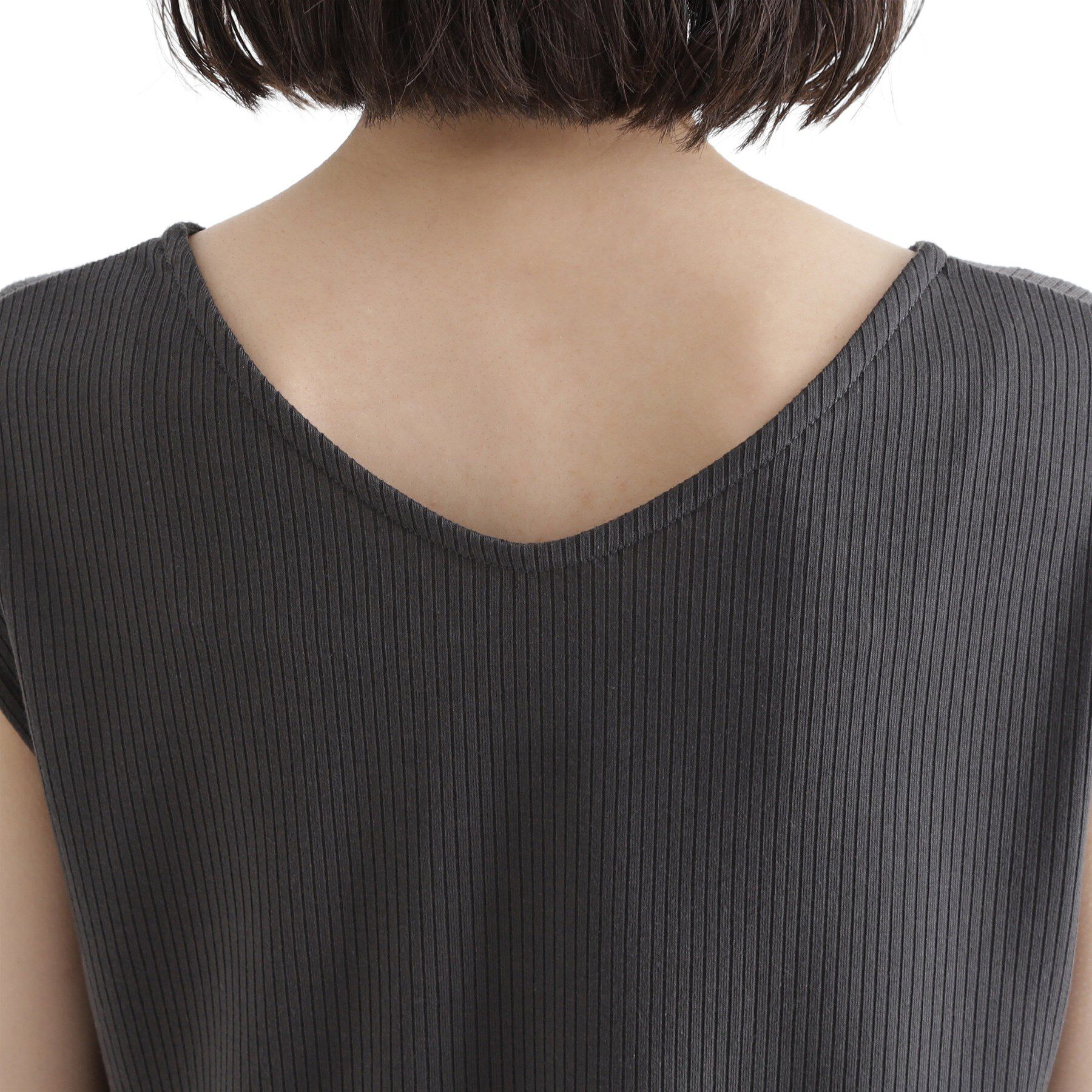 THE SHOP TK「前後2WAYワイドリブタンク【洗濯機OK】」|キャミソール|