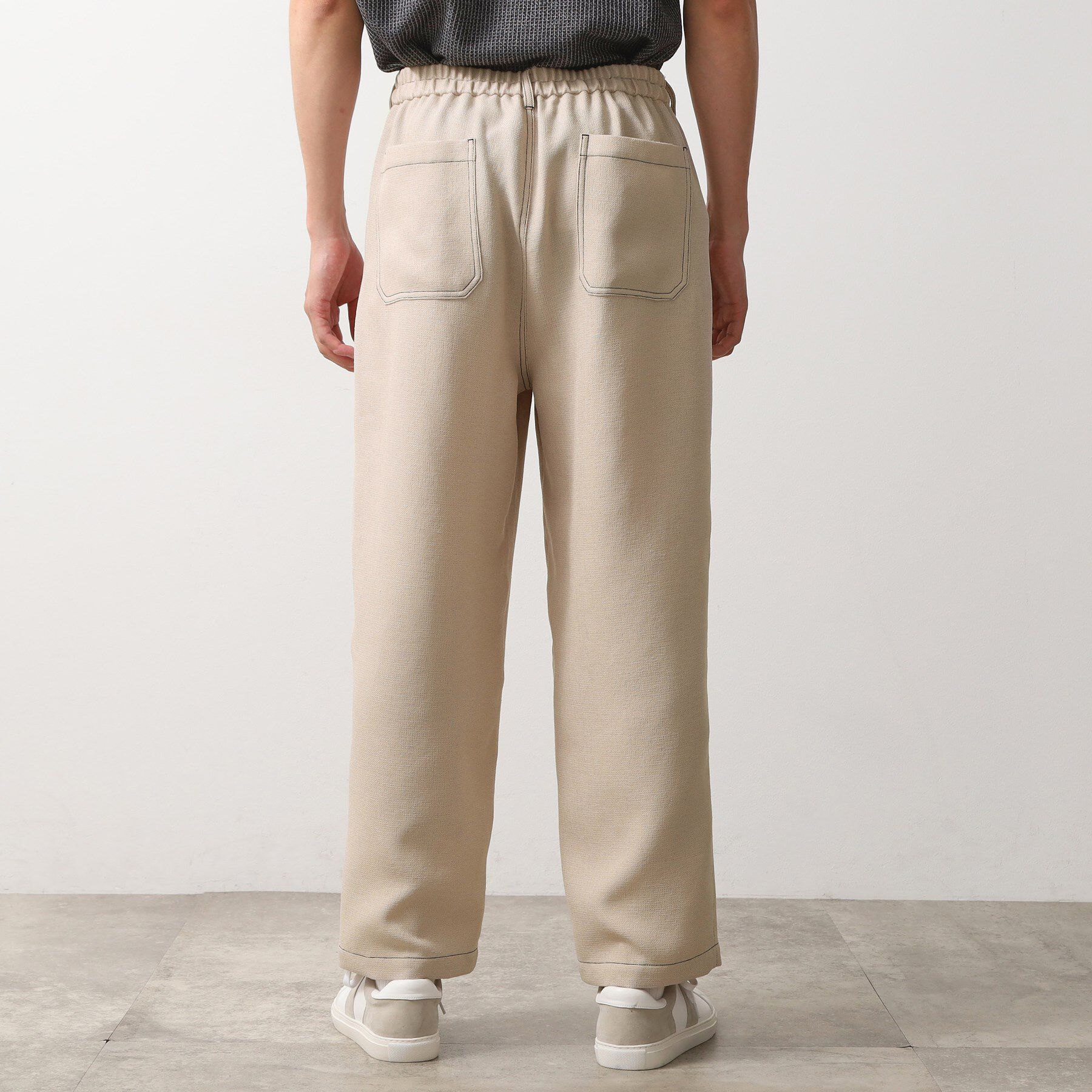 THE SHOP TK「ブッチャー配色ワイドパンツ」|その他|