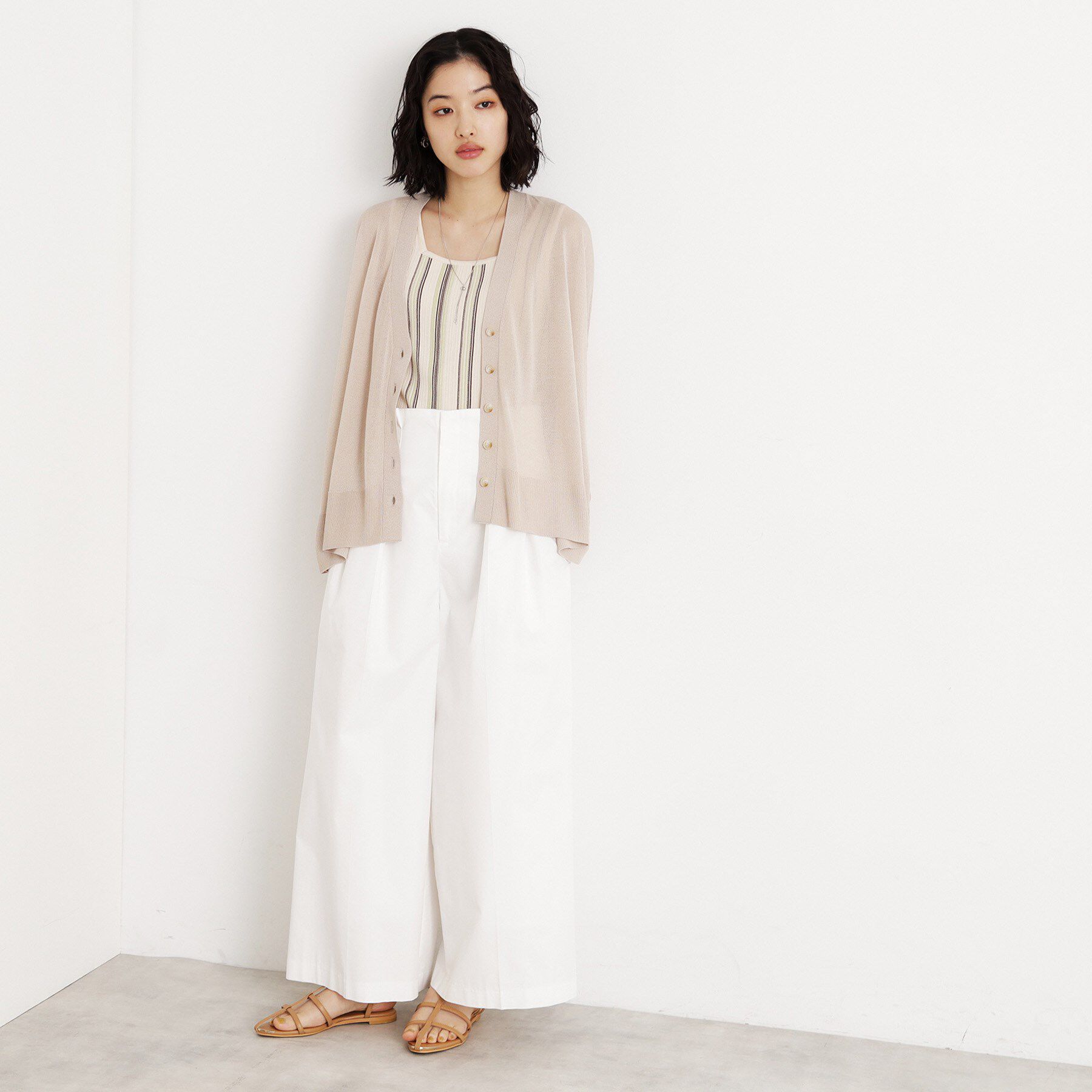 THE SHOP TK「ポンチョカーディガン【洗える/体型カバー】」|カーディガン|