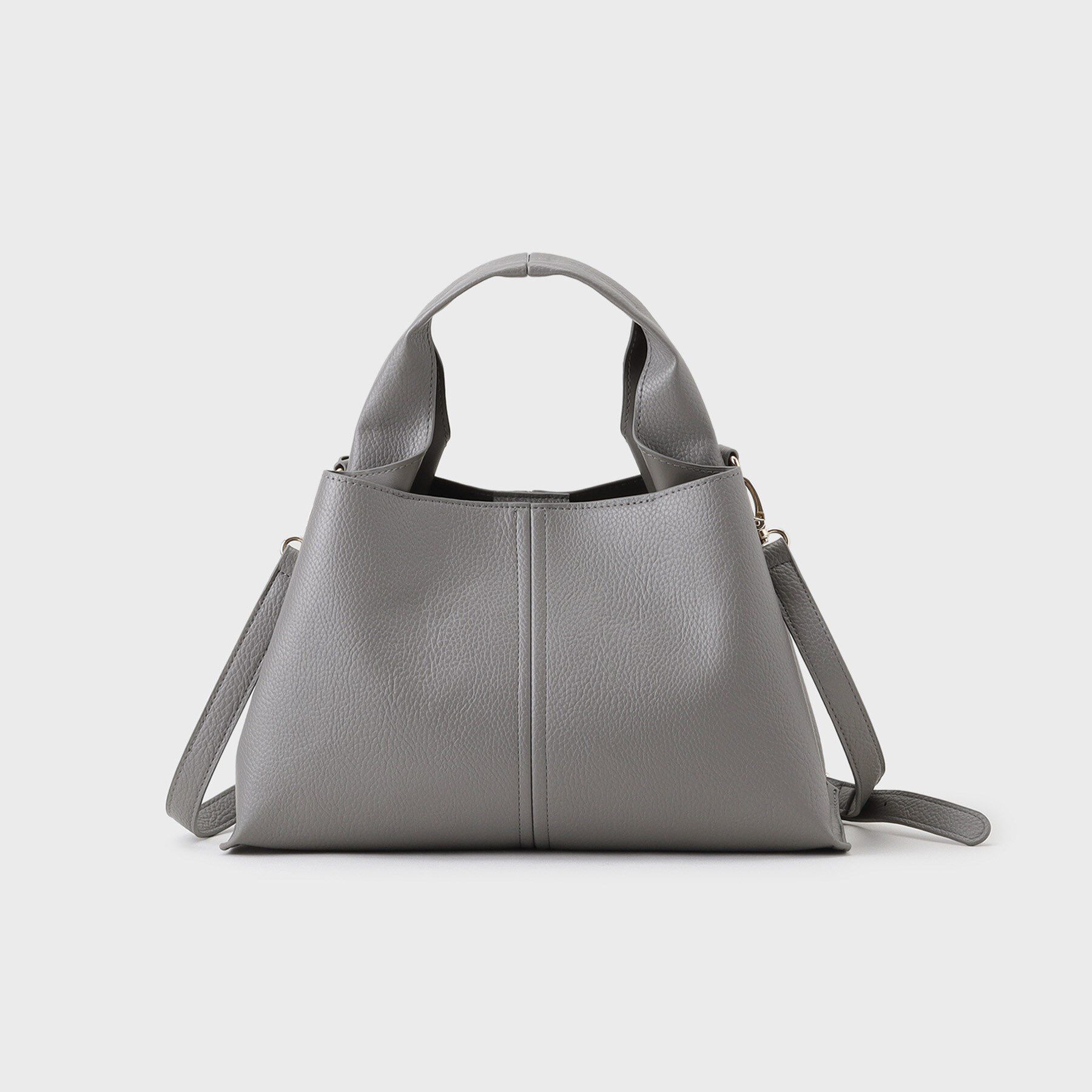 THE SHOP TK「ワンハンドルバッグ【2WAY】」|ショルダー・メッセンジャー|チャコールグレー(0