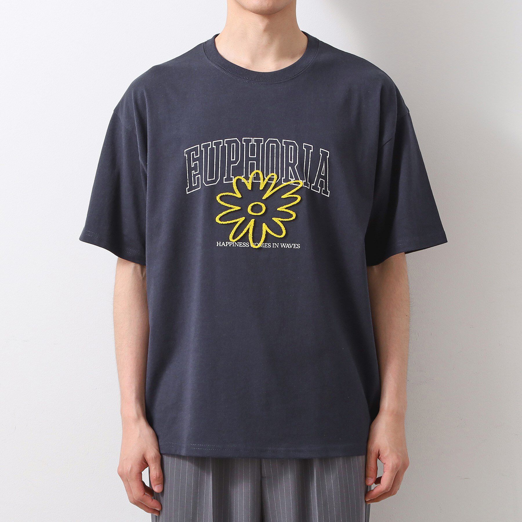 THE SHOP TK「刺繍ロゴ半袖Ｔシャツ　【洗濯機OK/ユニセックス】」|Tシャツ・カットソー|