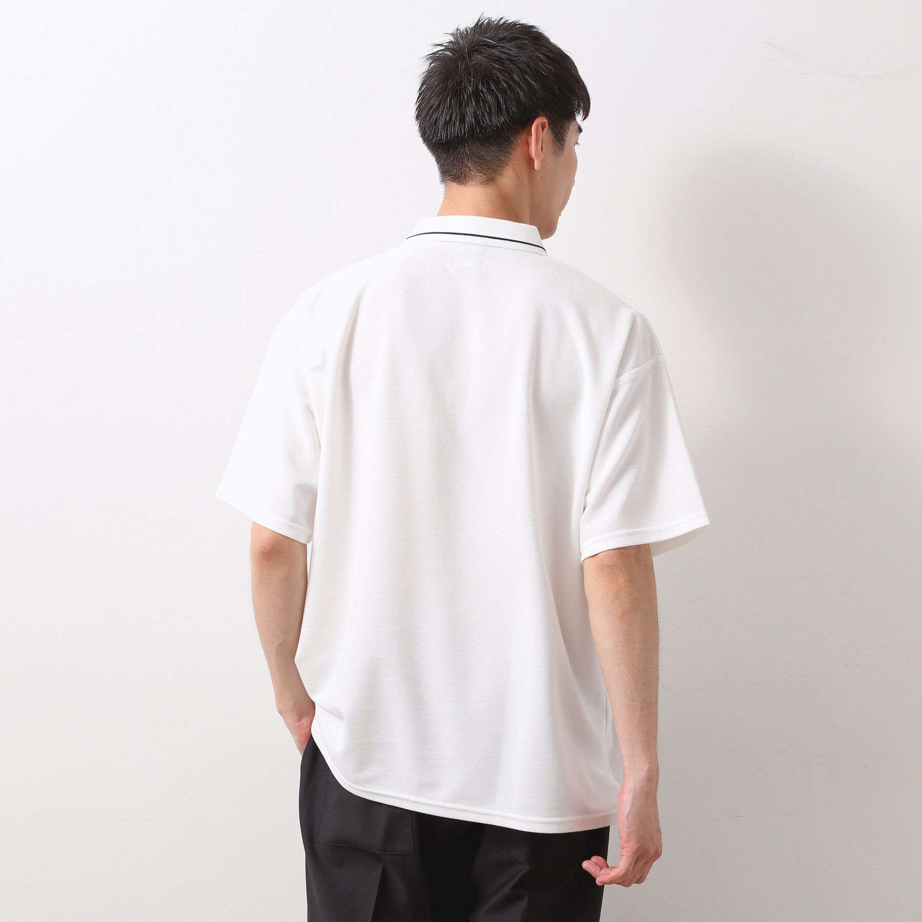 THE SHOP TK「アニマル刺繍半袖ポロシャツ　【洗濯機OK/ユニセックス】」|ポロシャツ|