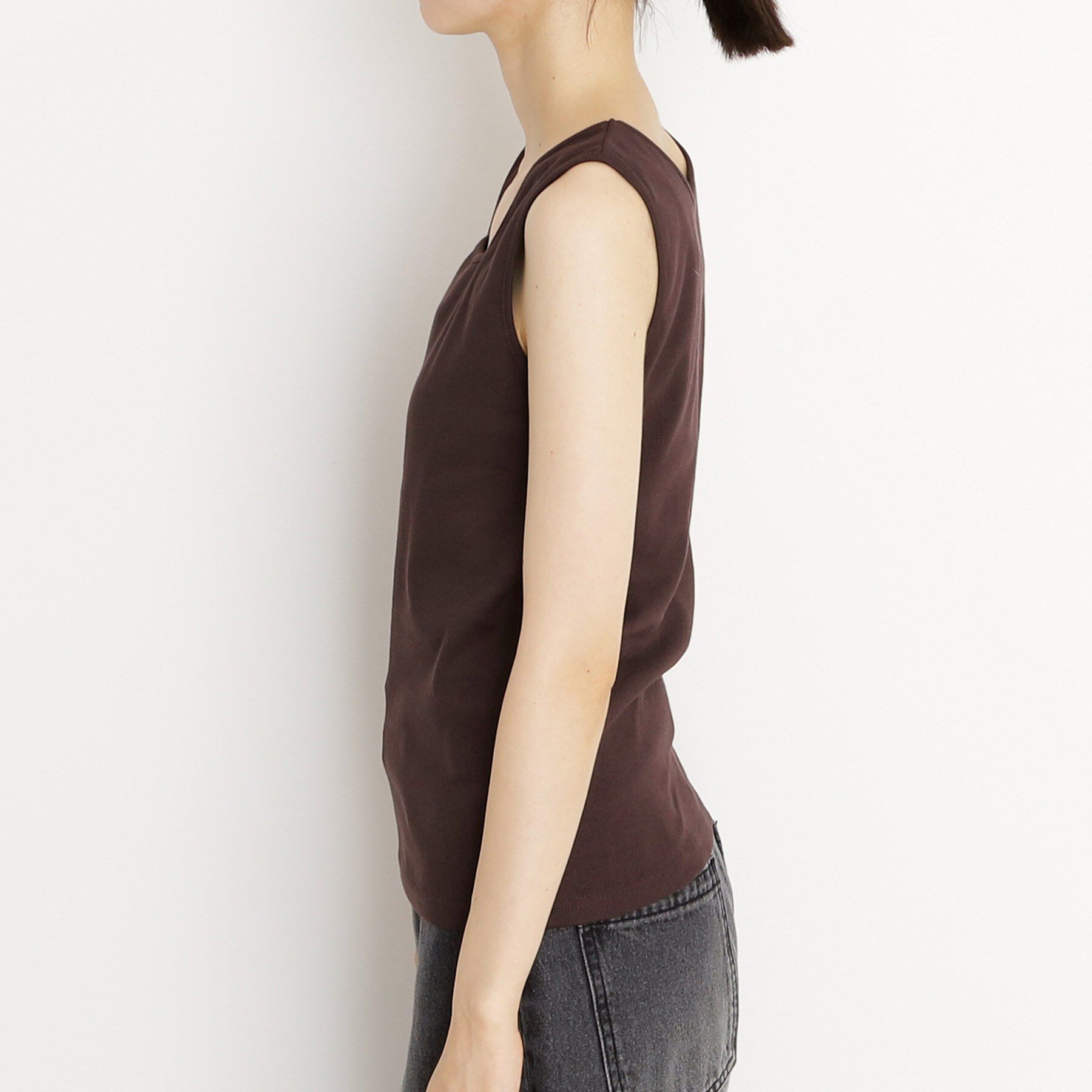 THE SHOP TK「【インナーに最適】2WAYスクエアタンク」|キャミソール|