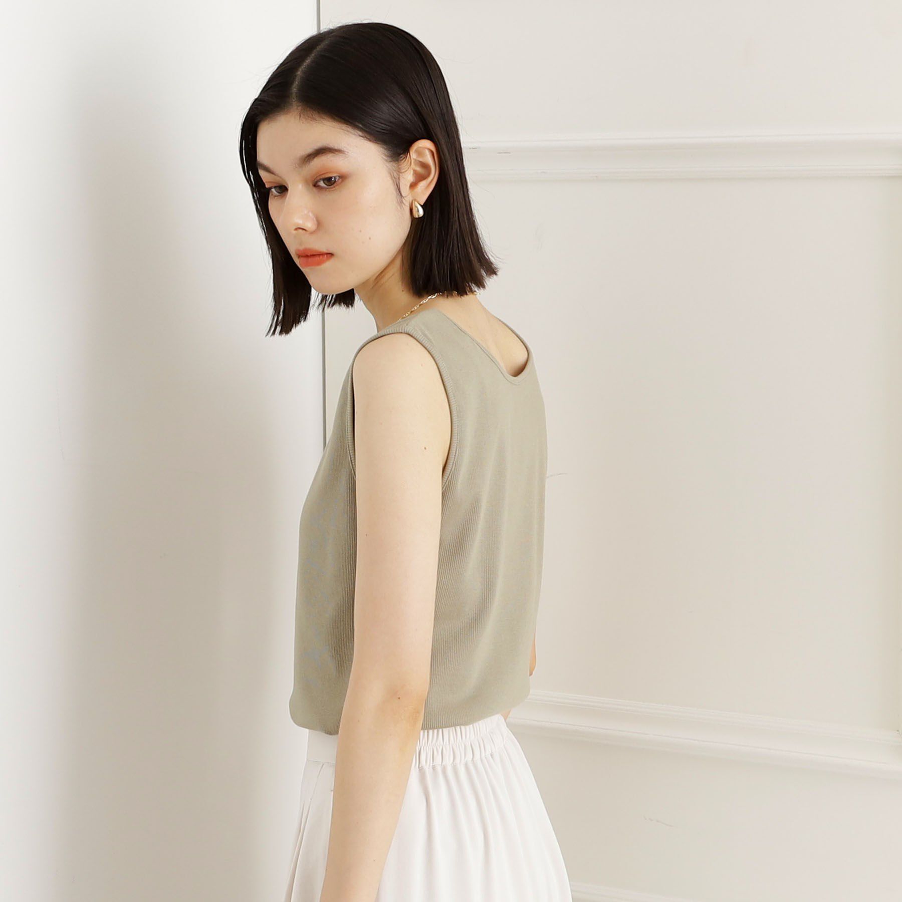 THE SHOP TK「【インナーに最適】2WAYスクエアタンク」|キャミソール|