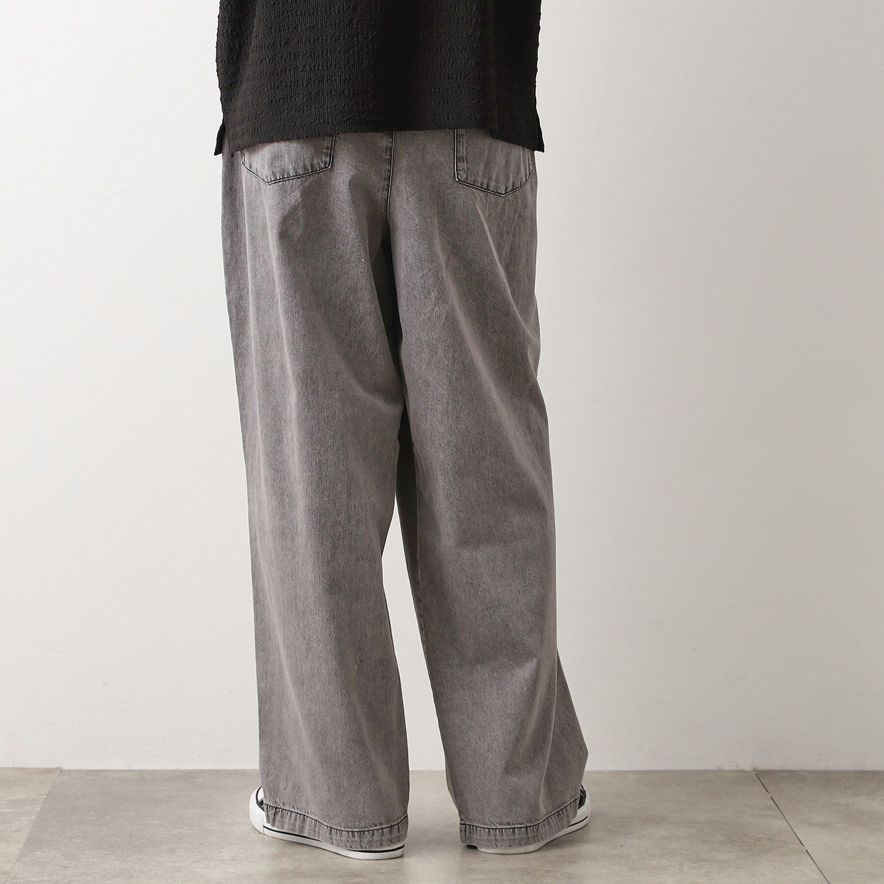 THE SHOP TK「ツータックワイドデニムパンツ」|その他|