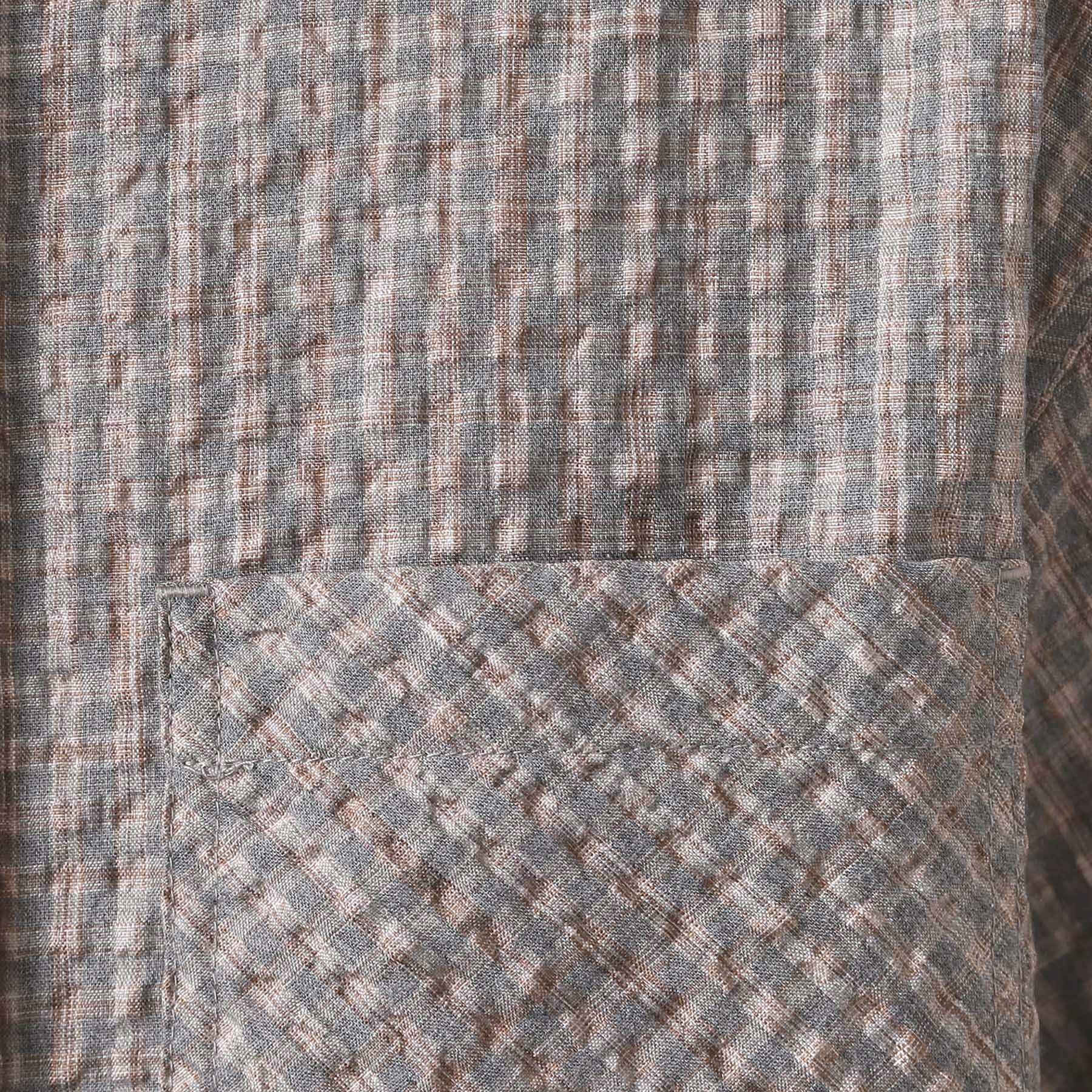 THE SHOP TK「シアサッカーチェックシャツ 【洗濯機OK】」|シャツ・ブラウス|