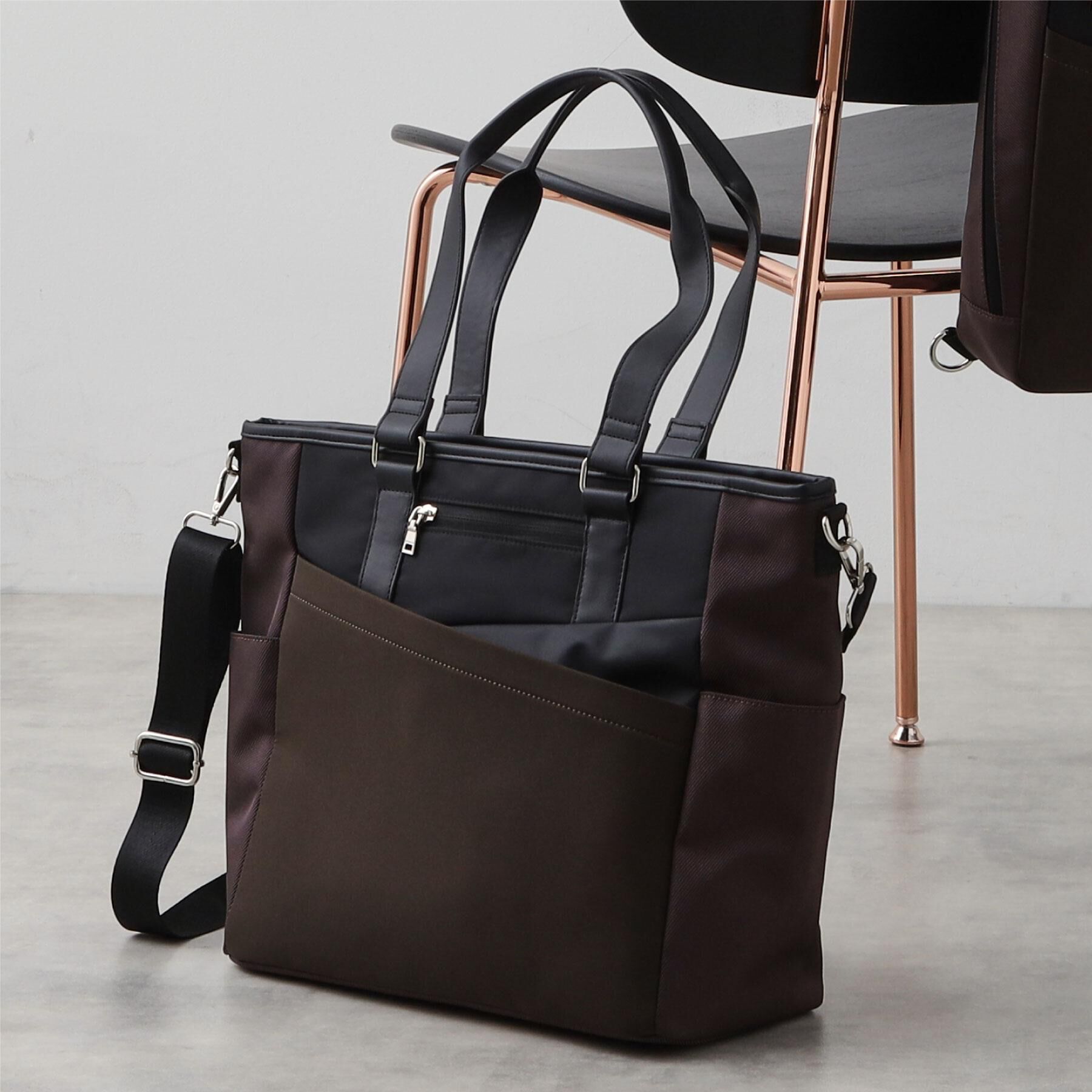 THE SHOP TK「2WAY切替トートバッグ」|トートバッグ|ブラウン(044)