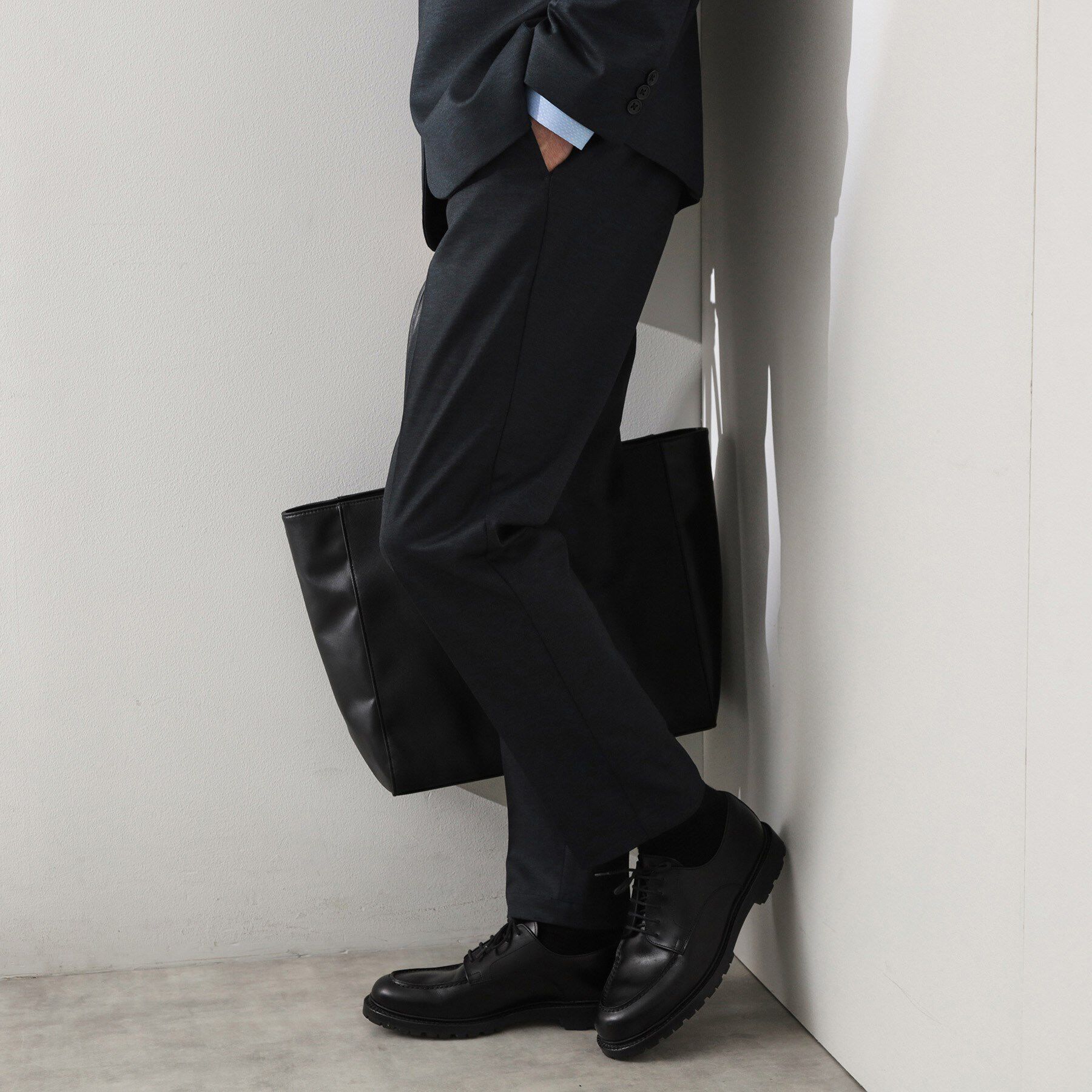 THE SHOP TK「ライトTRジャージスラックス【洗濯機OK/毛玉ができにくい/ストレッチ/セットアップ可】」|その他|