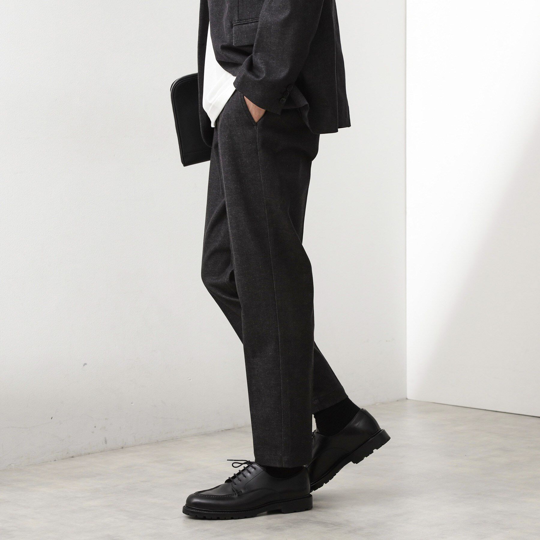 THE SHOP TK「エバーデニムスラックス【色落ちしにくい/洗濯機OK/ストレッチ/セットアップ可】」|その他|