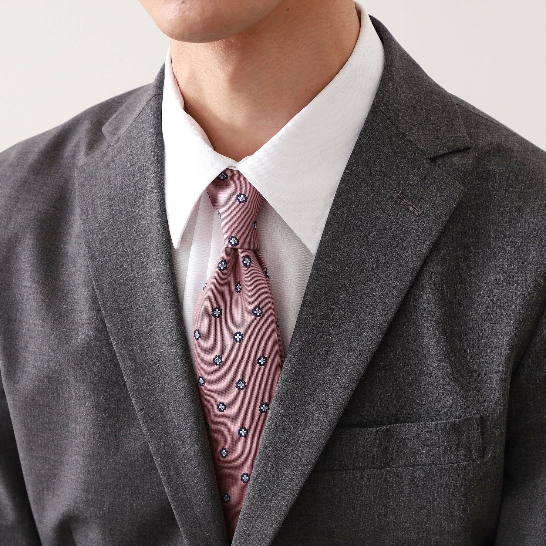 THE SHOP TK「マルチフラワーデザインネクタイ 【洗濯機OK】」|ネクタイ・蝶ネクタイ|