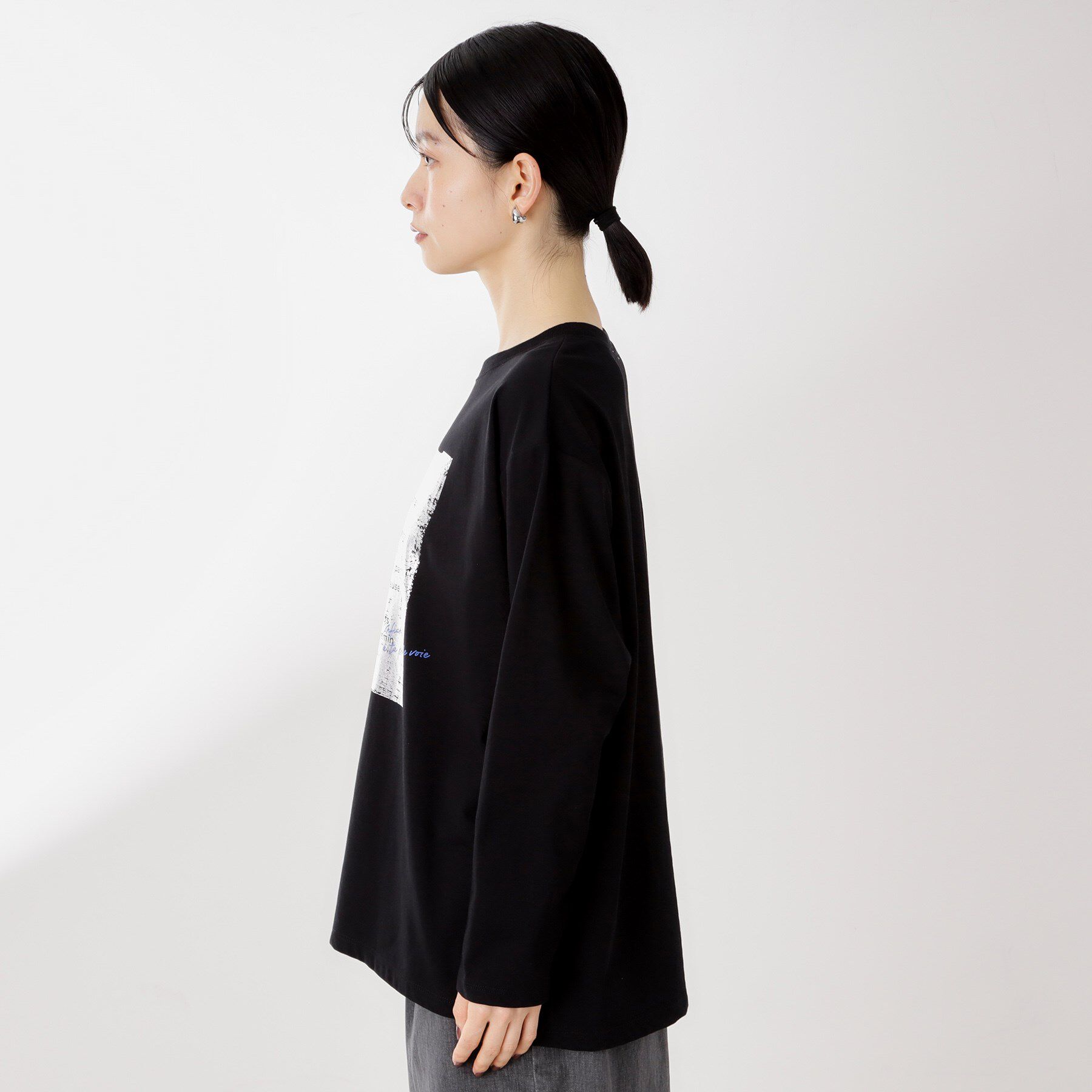 THE SHOP TK「ロゴアソート長袖Tシャツ【アンチピリング/UVカット/洗濯機OK】」|Tシャツ・カットソー|