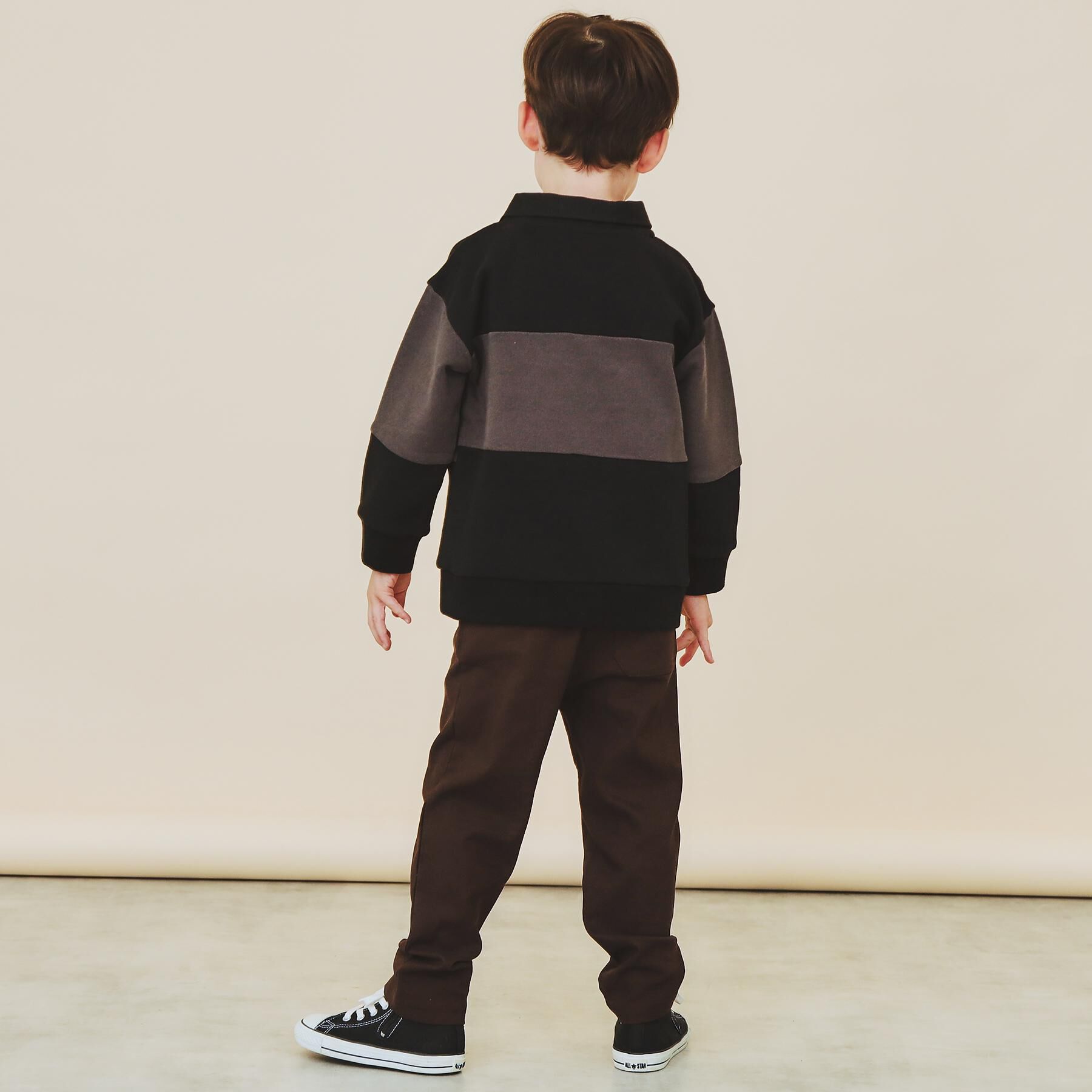 THE SHOP TK「【110－160/裏起毛】あったかのびーるストレートパンツ/洗濯機OK」|その他|