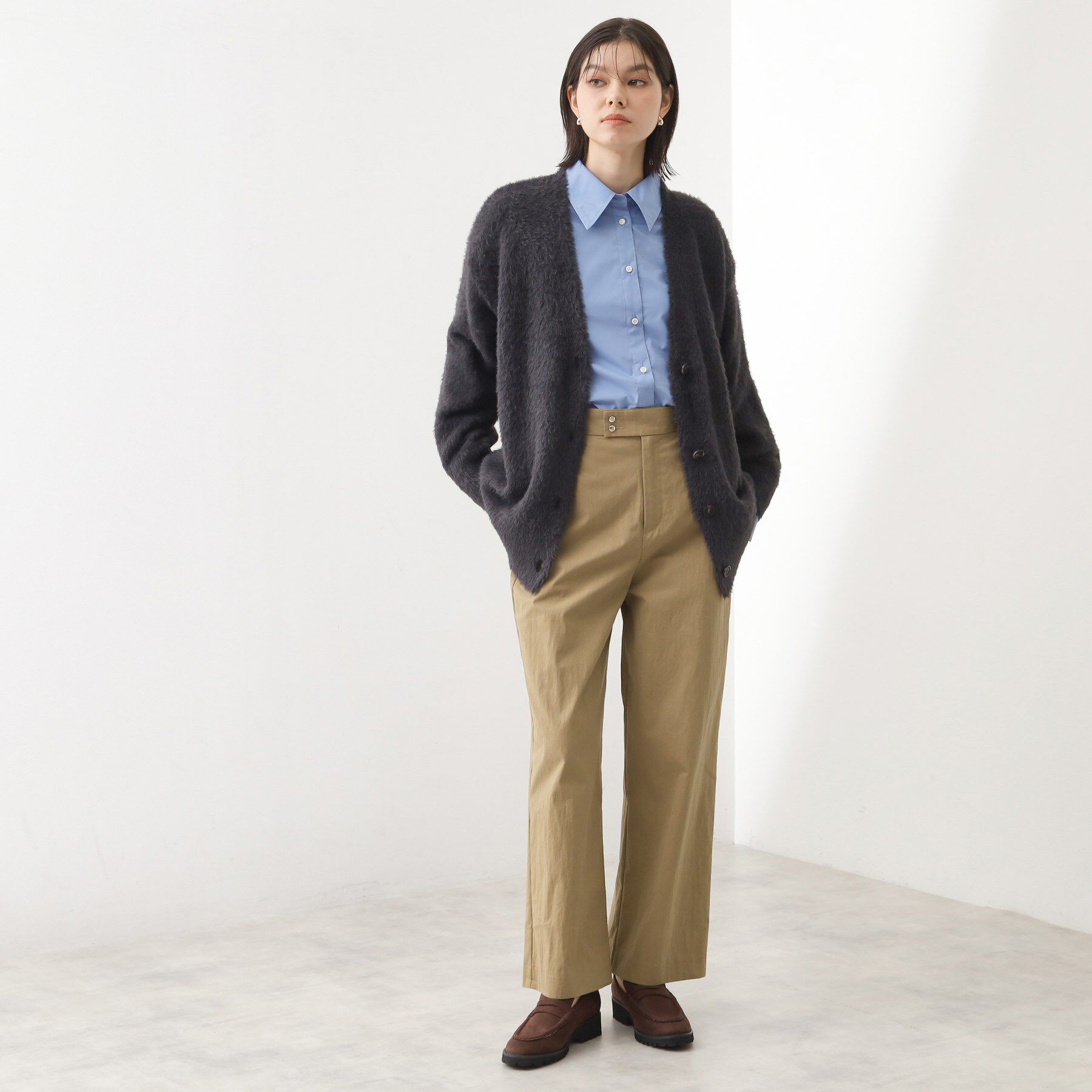 THE SHOP TK「【ふわふわあったか】フェザーカーディガン」|カーディガン|