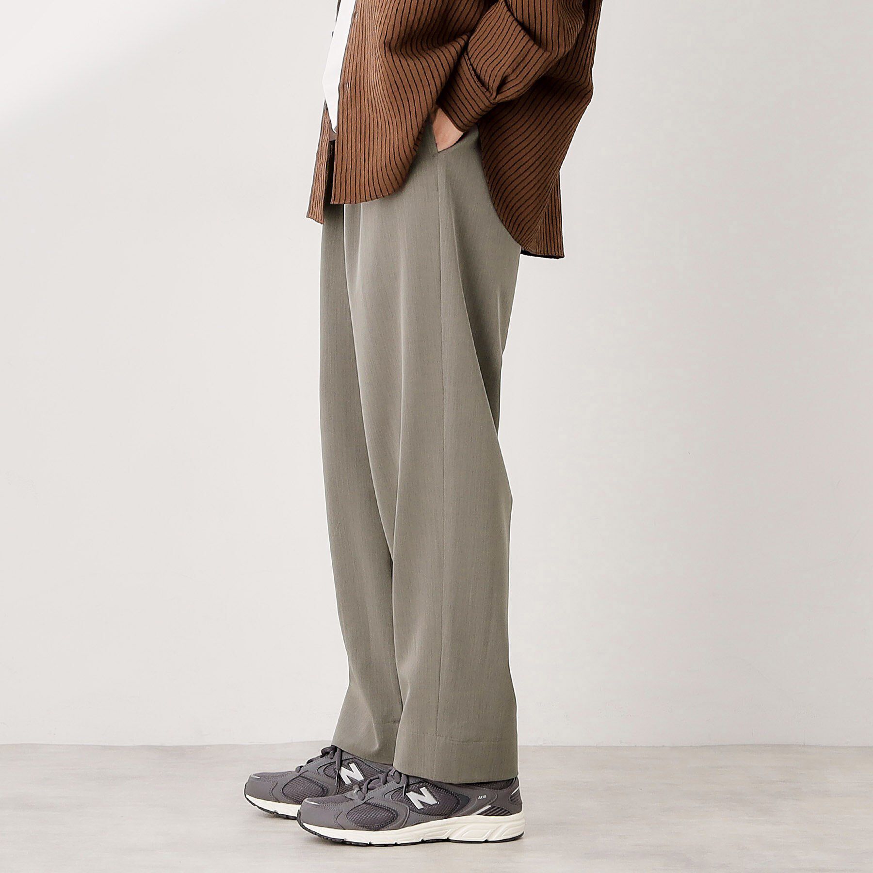 THE SHOP TK「セミワイドイージーパンツ【洗濯機OK】」|その他|