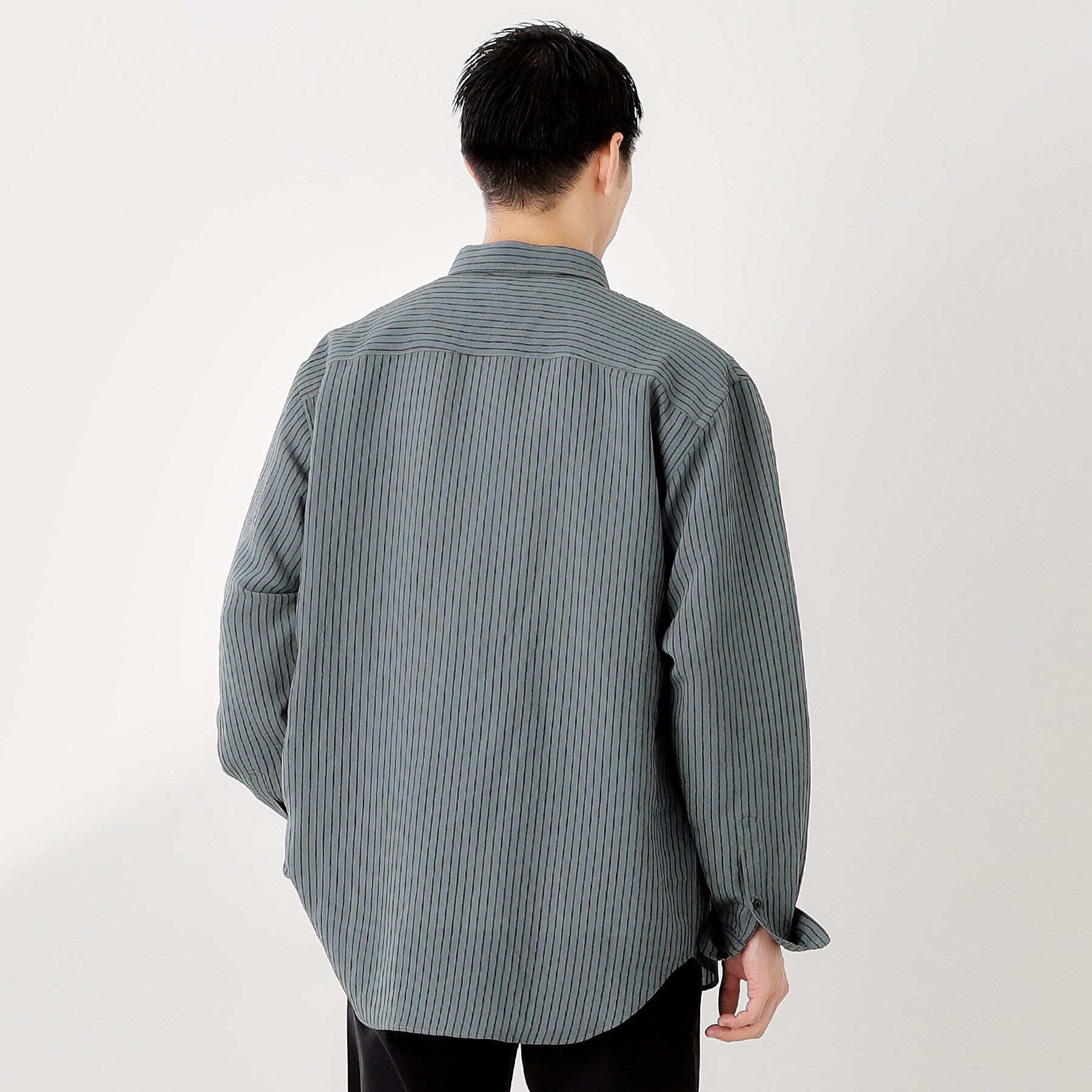 THE SHOP TK「チェック＆ストライプ アソート長袖シャツ【洗濯機OK】」|シャツ・ブラウス|