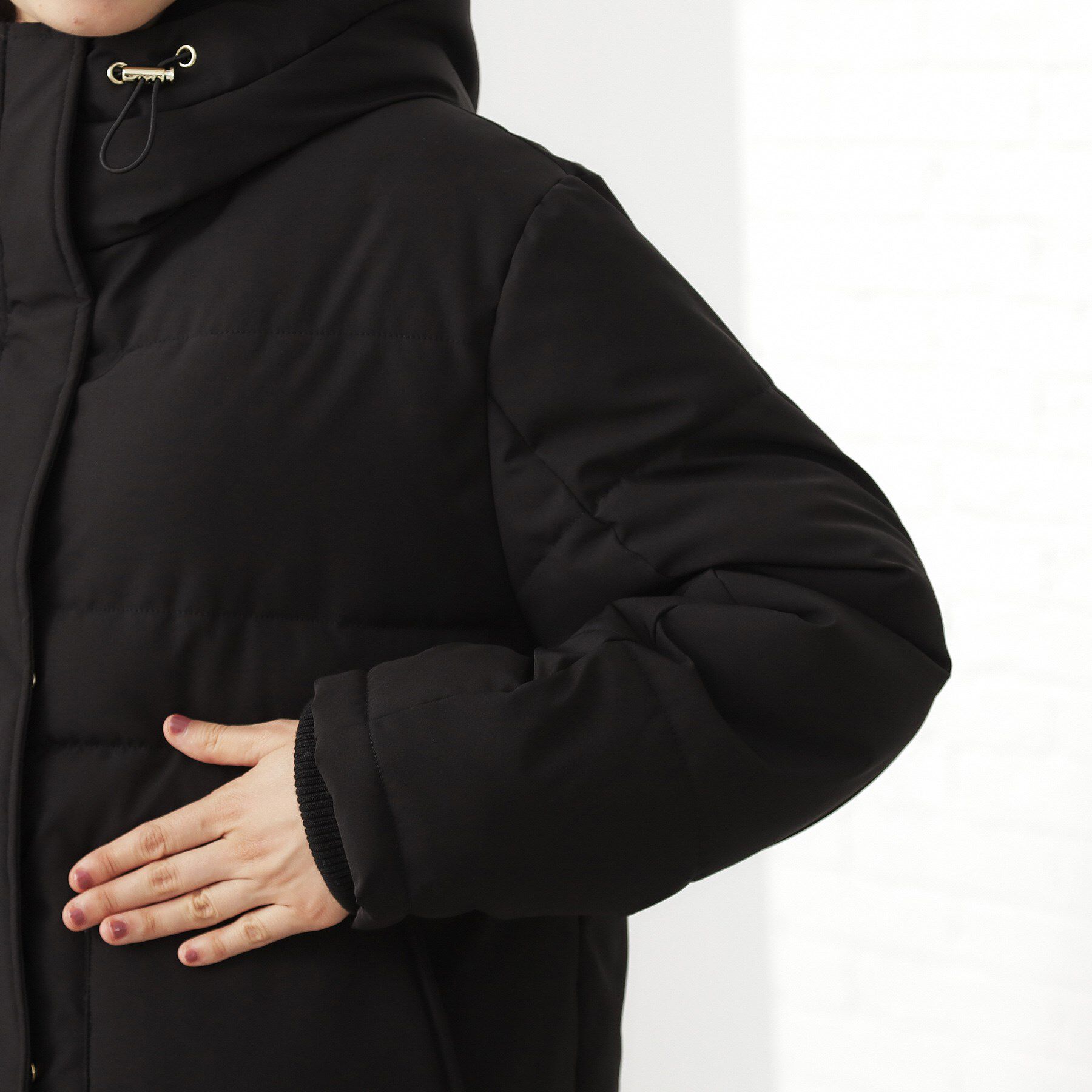 THE SHOP TK「【すっきり見えシルエット】上品ふわもこ中綿ブルゾン」|ダウン|