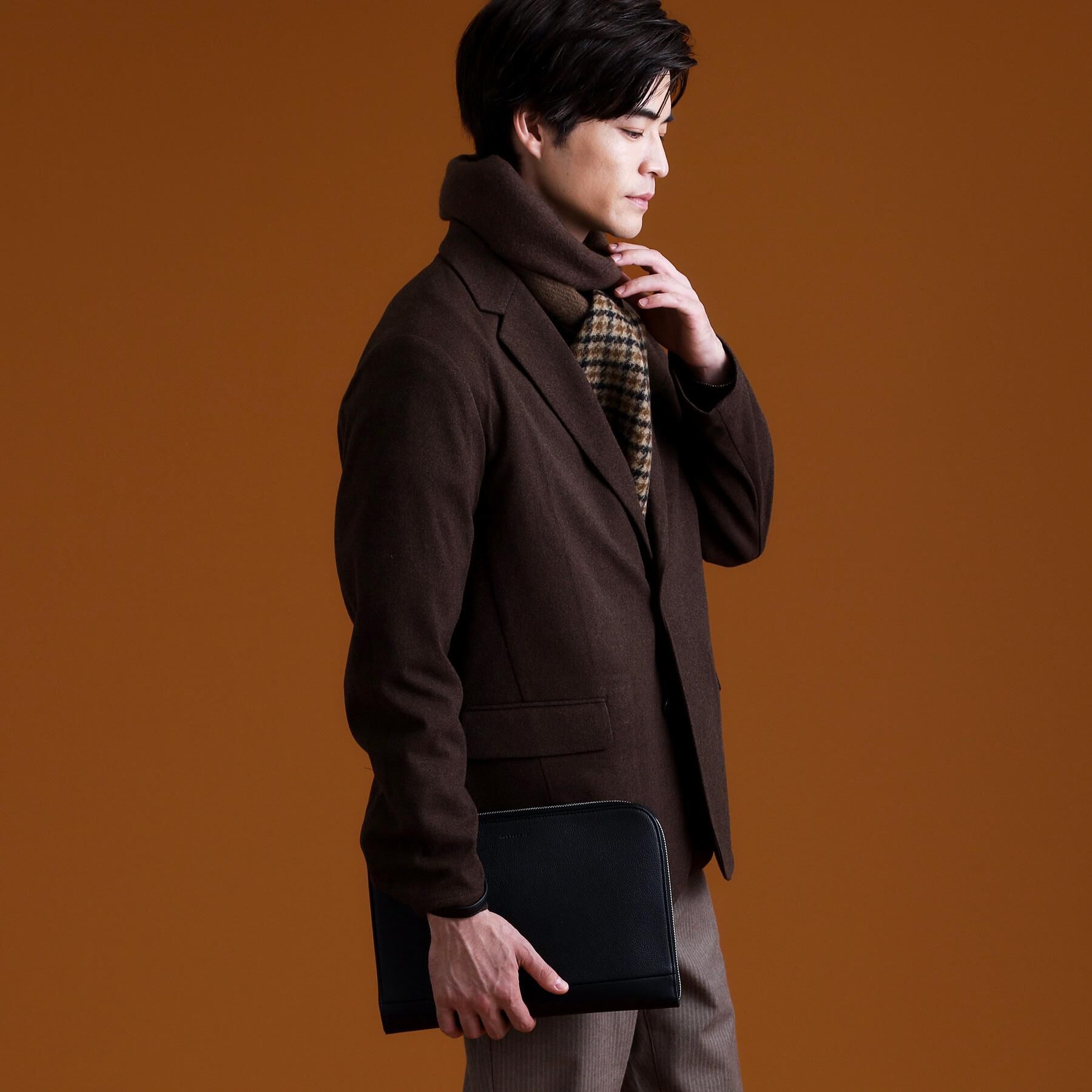 THE SHOP TK「ホームスパンジャージジャケット【セットアップ可/洗濯機OK】」|テーラードジャケット|