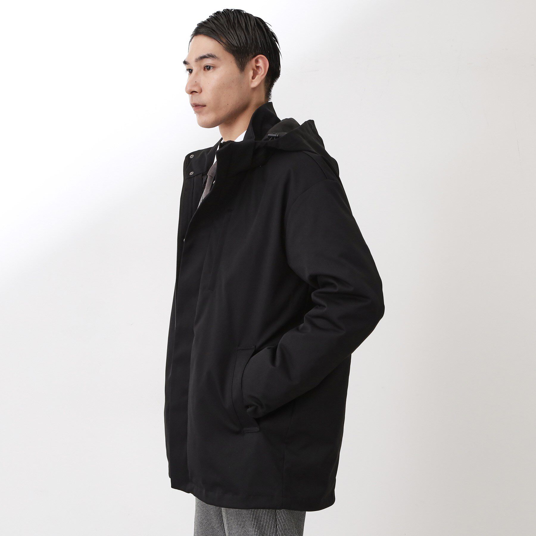 THE SHOP TK「【3WAY】中綿ライナー付き カルゼコート　洗濯機OK/ON・OFF対応」|その他|