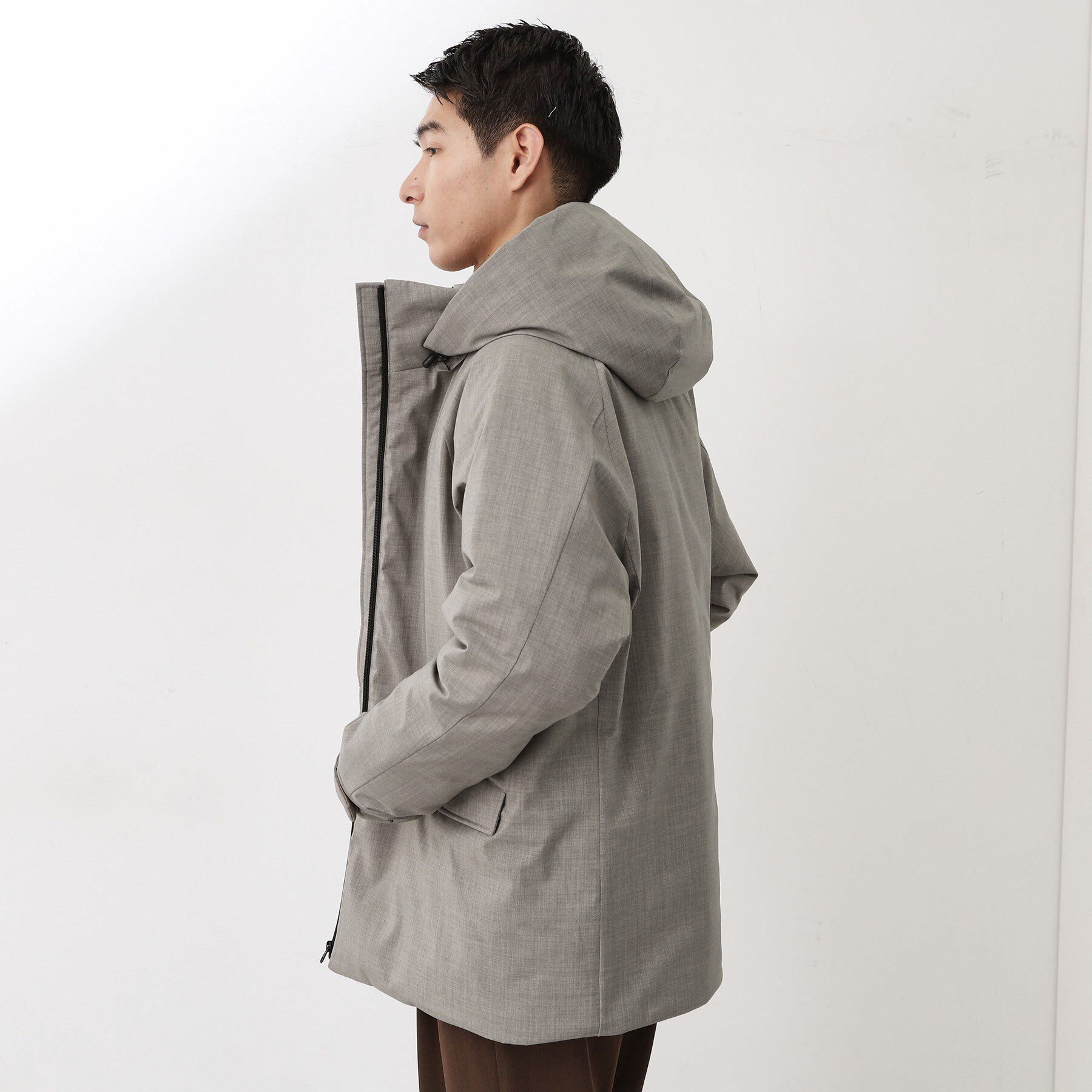 THE SHOP TK「【軽くて、暖かい】SORONA／ソロナ 中綿ブルゾン 防風/軽量/洗濯機OK/フード脱着可」|ブルゾン・スタジャン|