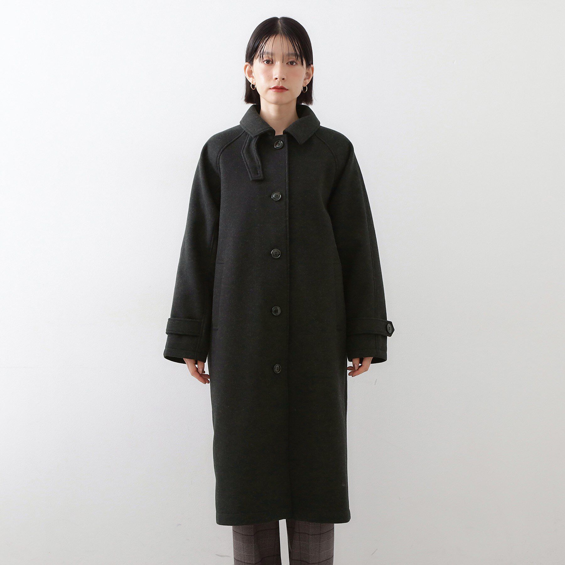 THE SHOP TK「ジャージメルトンスタンドカラーコート」|その他|