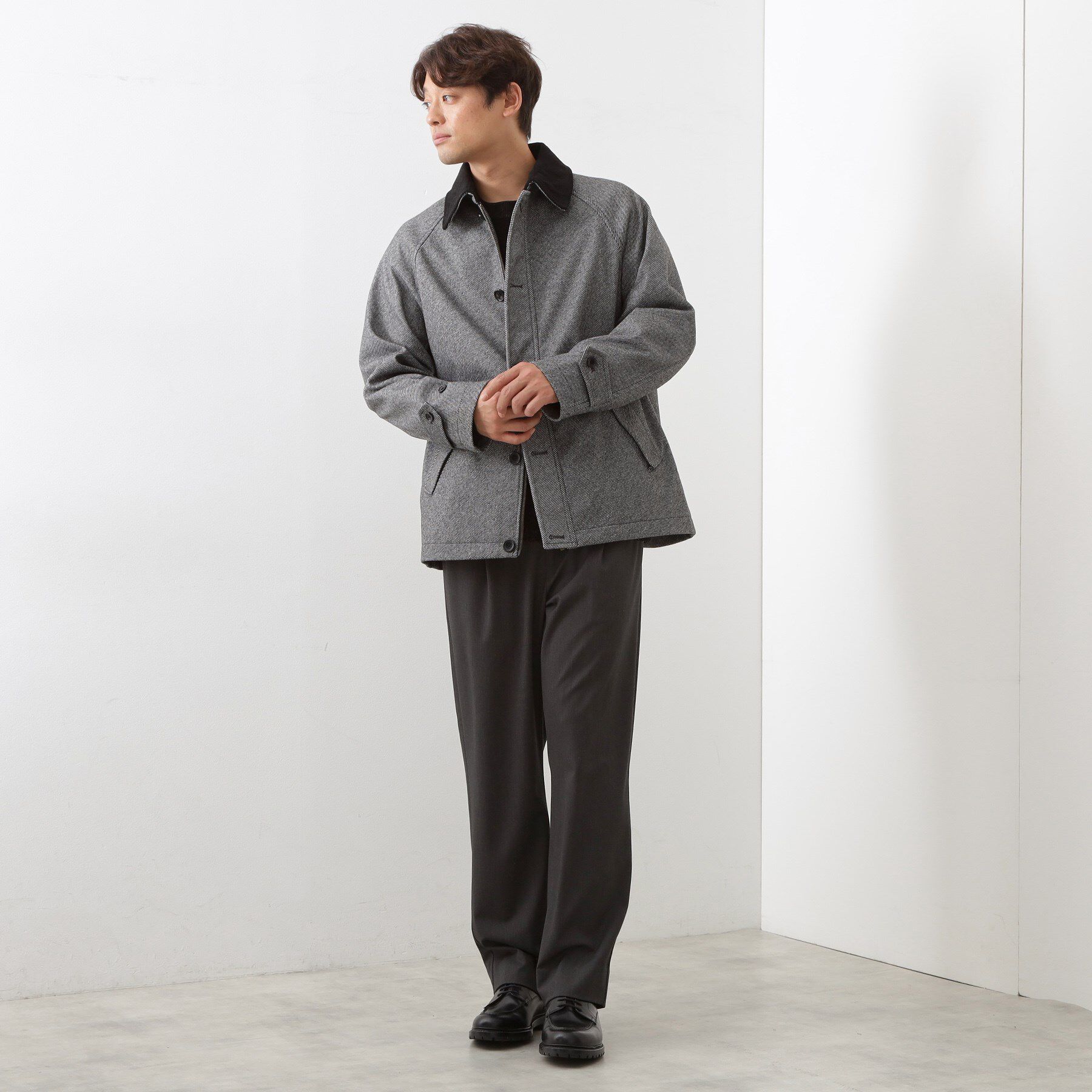 THE SHOP TK「2通りの着こなしができる ウーリック デッキブルゾン」|ブルゾン・スタジャン|