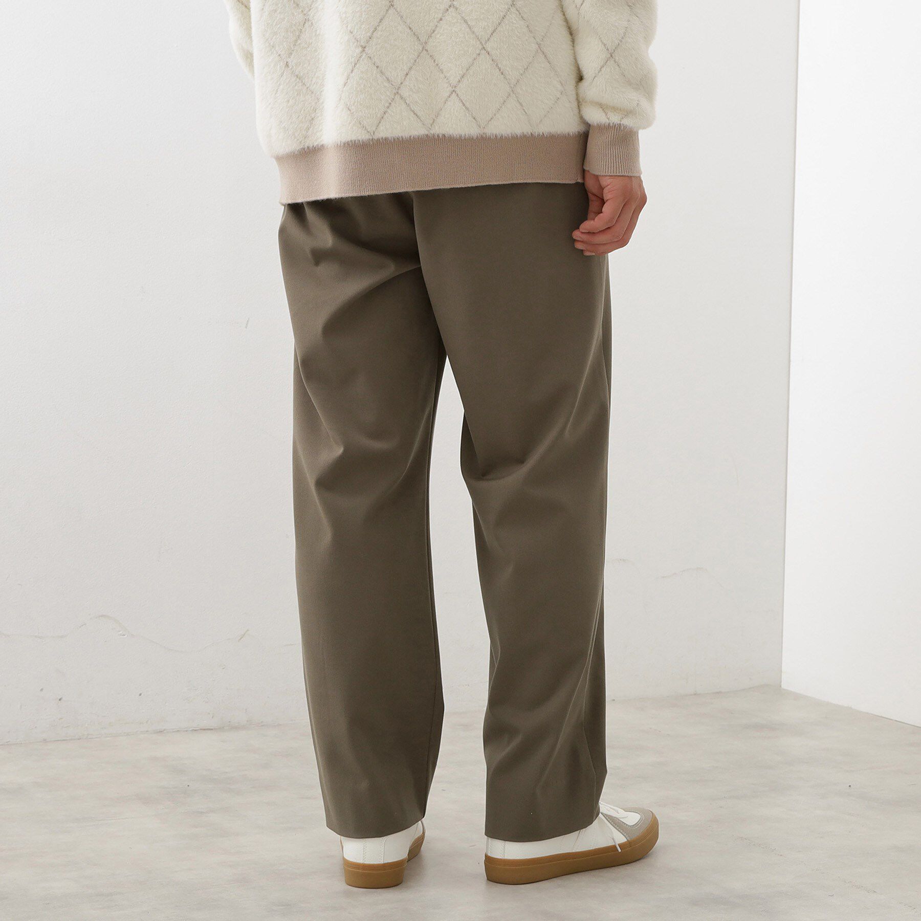 THE SHOP TK「セミワイドイージーパンツWARM 洗濯機OK／裏起毛／ストレッチ」|その他|