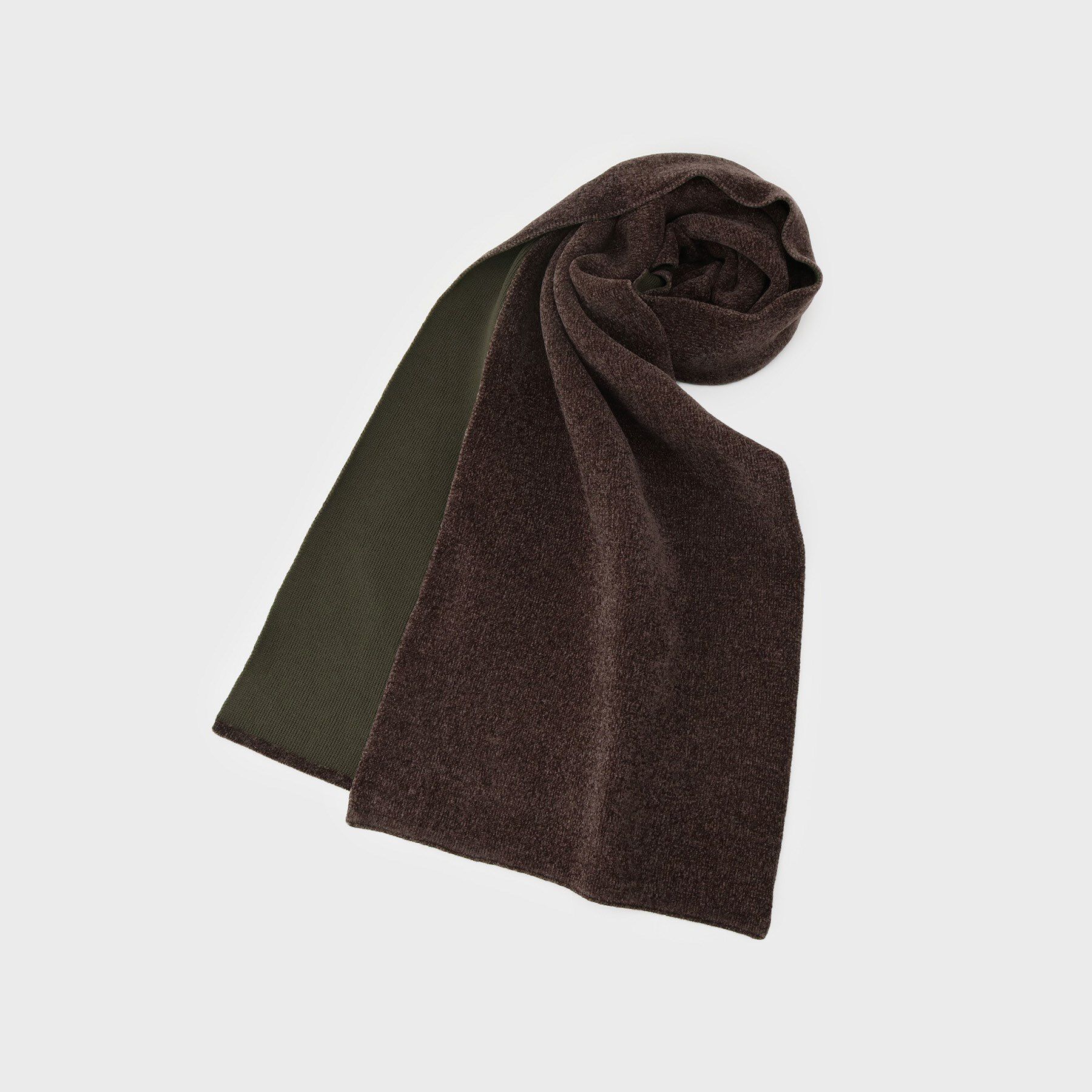 THE SHOP TK「モールニットマフラー」|ストール|ブラウン(043)