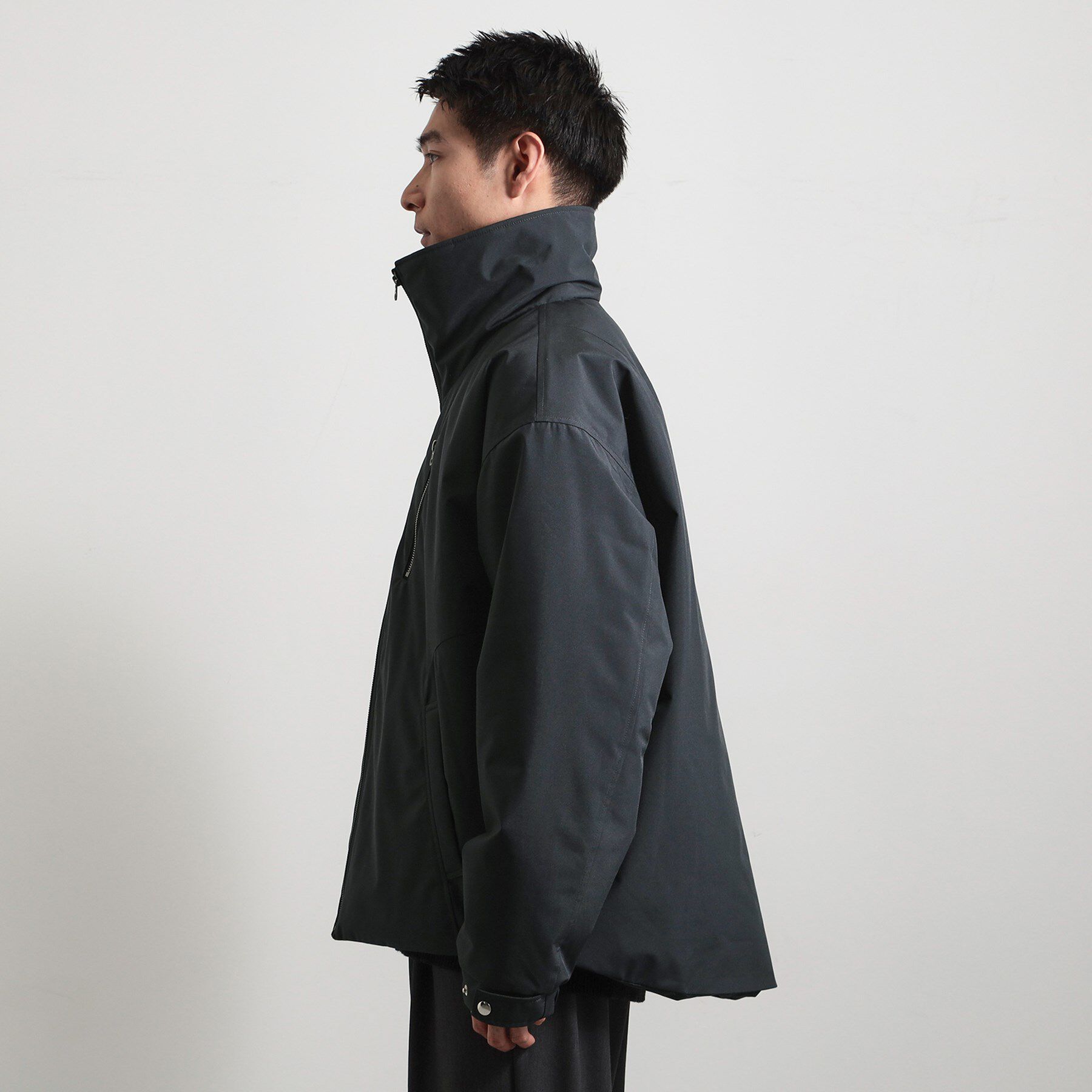 THE SHOP TK「【洗濯機可】きれいめにもカジュアルにも スタンドネックジップブルゾン」|ブルゾン・スタジャン|