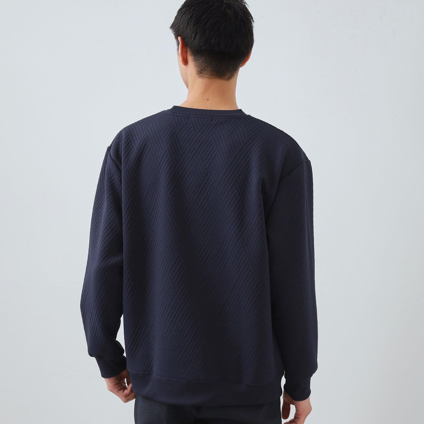 THE SHOP TK「【大人の上品カジュアルに】ふくれキルトスウェット　軽量/洗濯機OK」|パーカー|