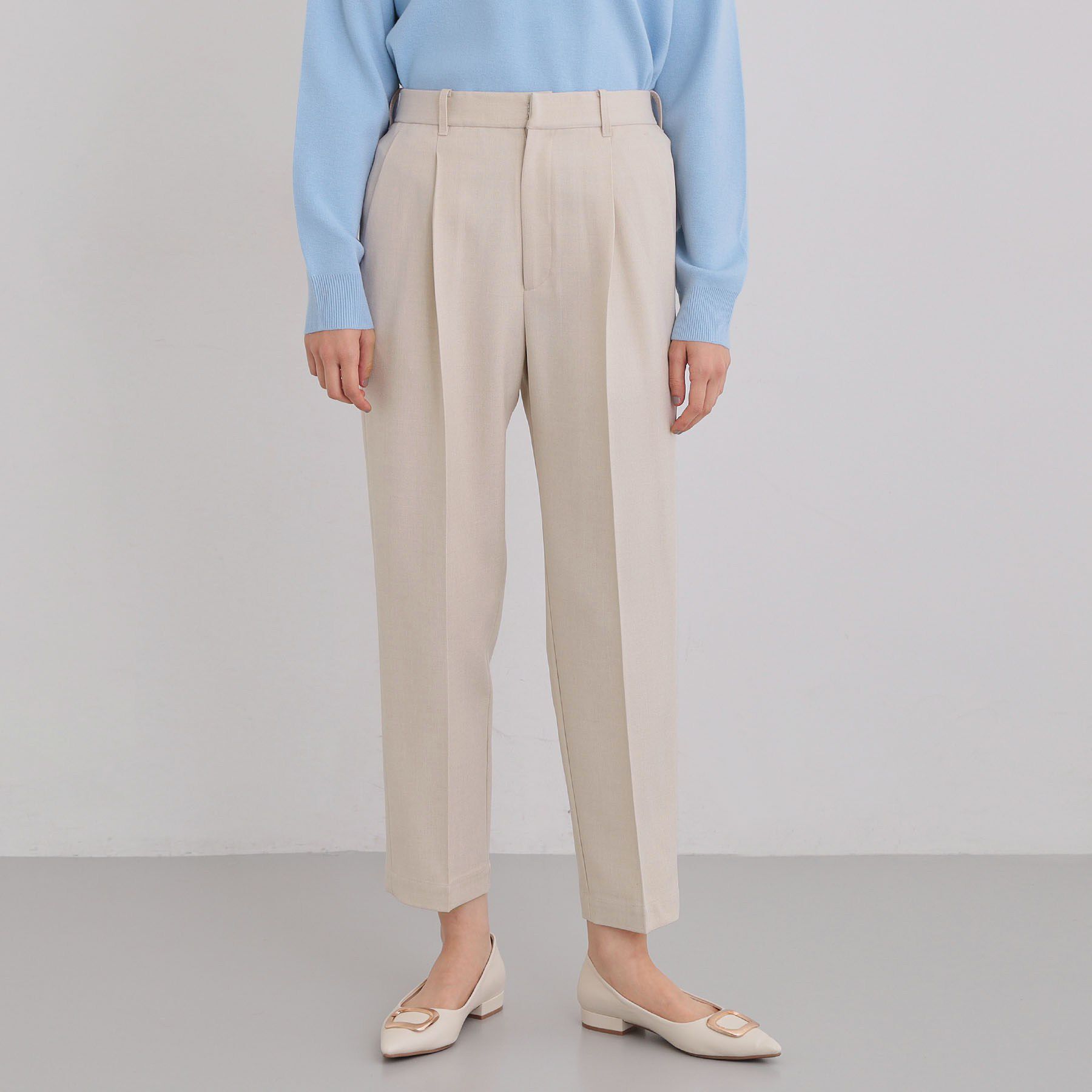 THE SHOP TK「【通勤にもデイリーにも】CAVIAN ベーシックテーパードパンツ/セットアップ可」|その他|