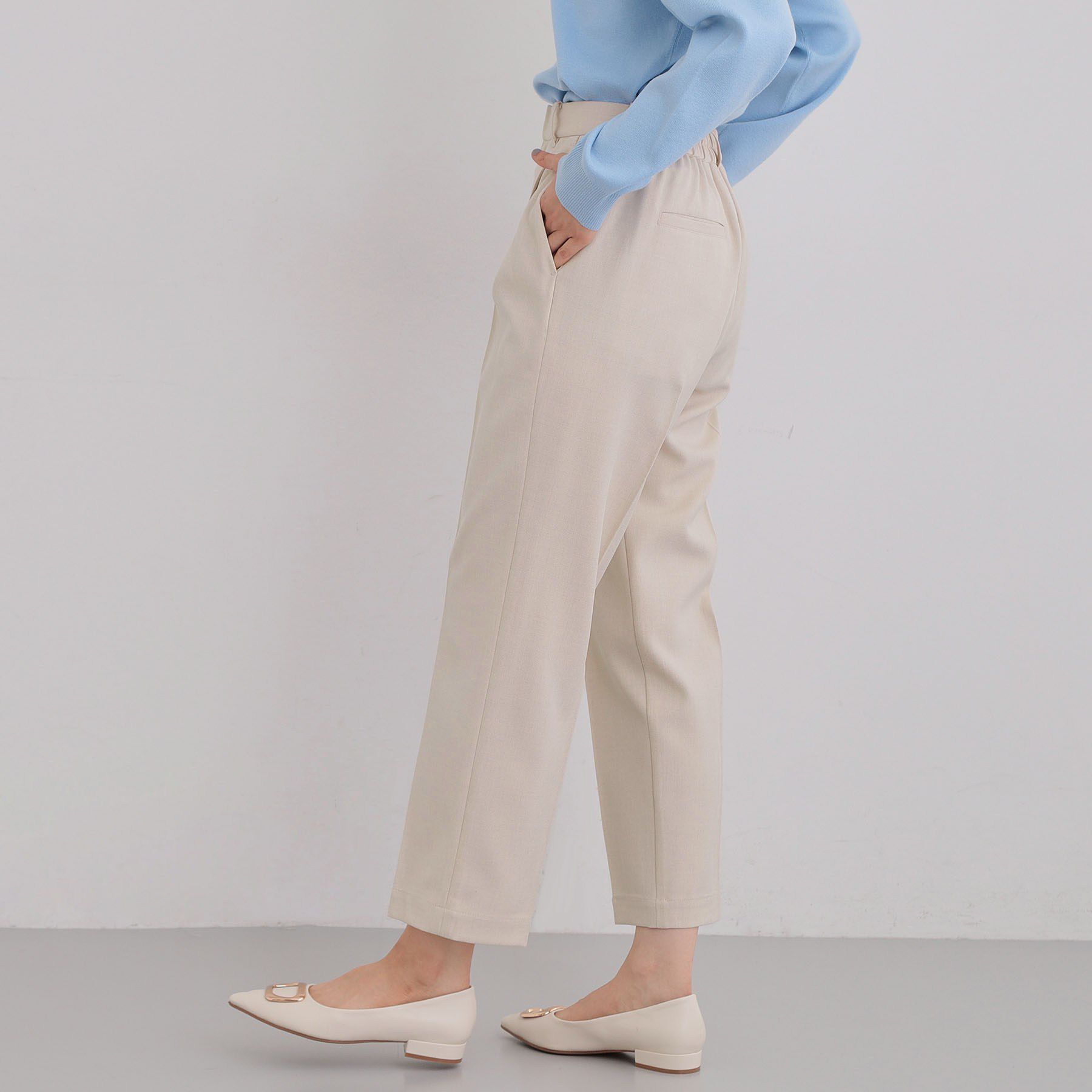 THE SHOP TK「【通勤にもデイリーにも】CAVIAN ベーシックテーパードパンツ/セットアップ可」|その他|