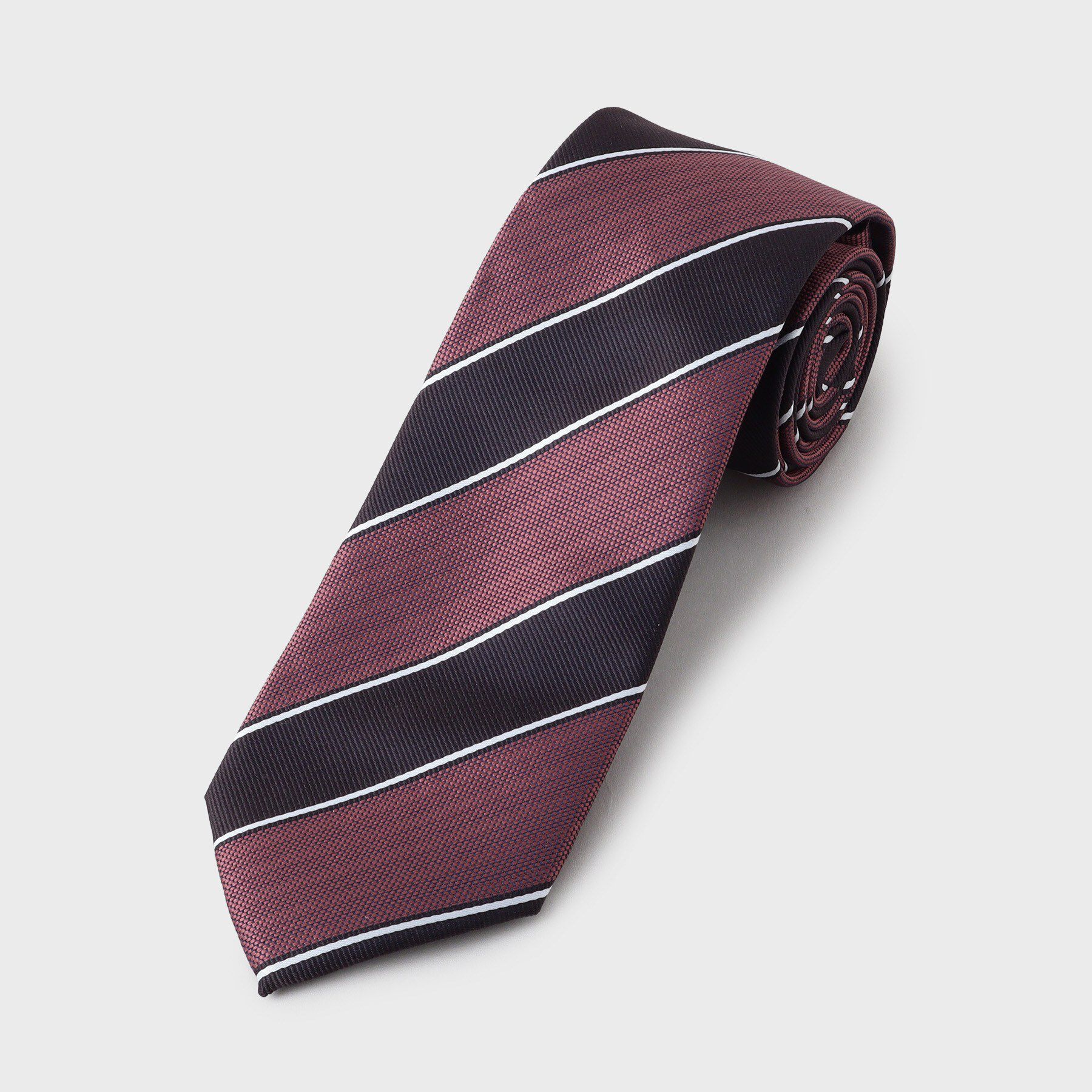 THE SHOP TK「ストライプ柄 アソート ネクタイ 【洗濯機OK】」|ネクタイ・蝶ネクタイ|ピンク(371)