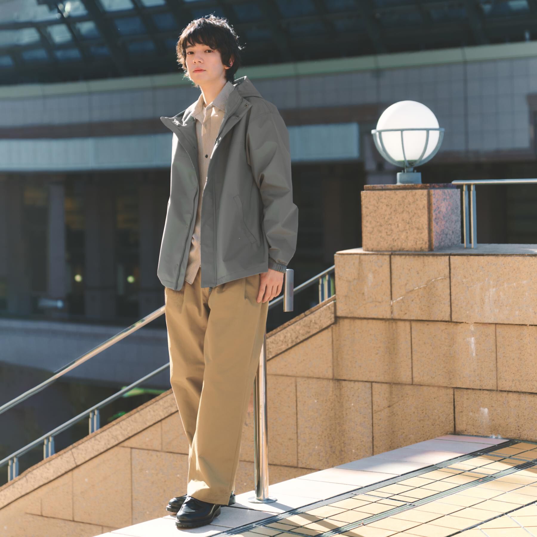 THE SHOP TK「【季節の変わり目に最適】ナイロンマウンテンパーカ  防風/洗濯機OK」|ブルゾン・スタジャン|