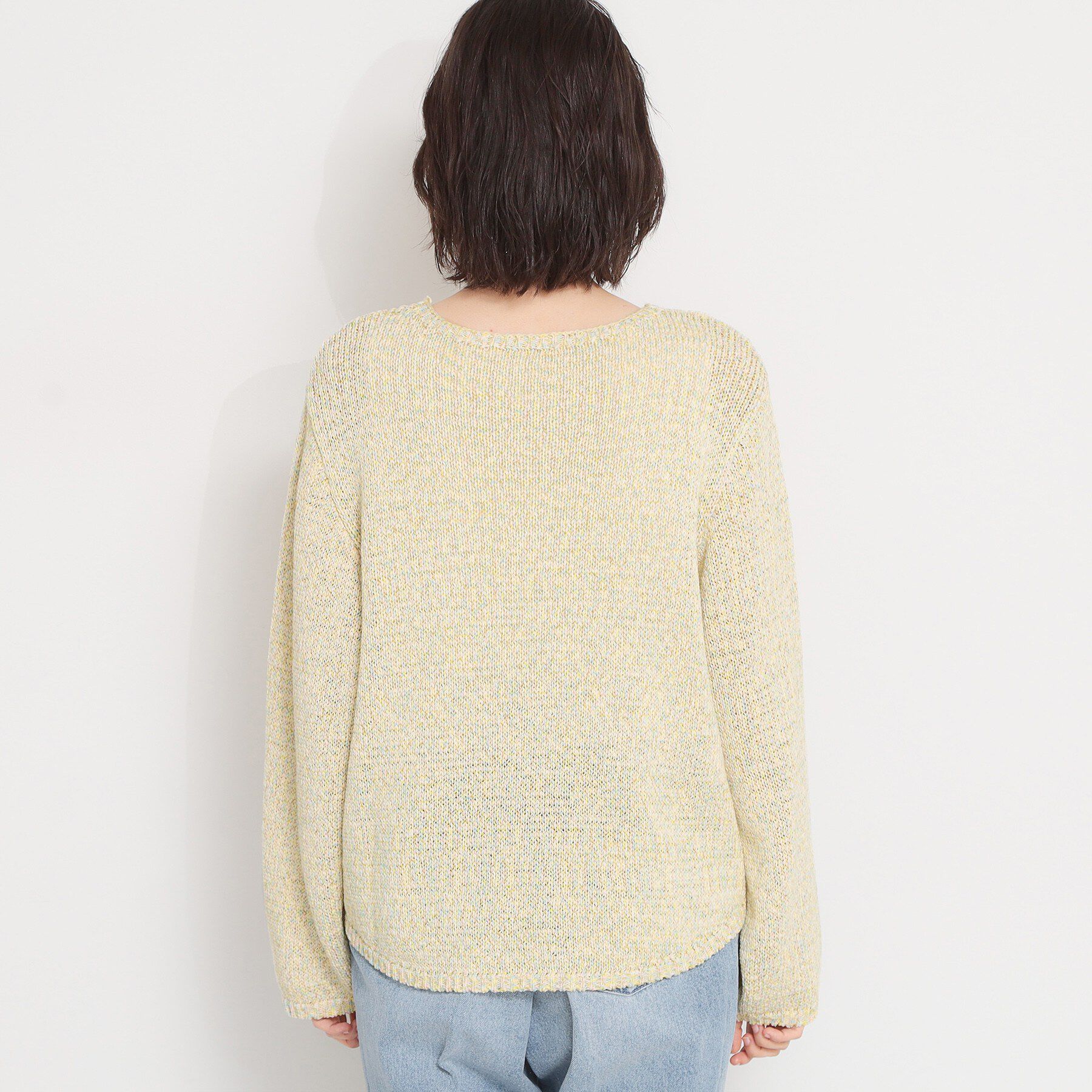 THE SHOP TK「MIXカラーで軽やかに テープヤーンニット」|ニット・セーター|