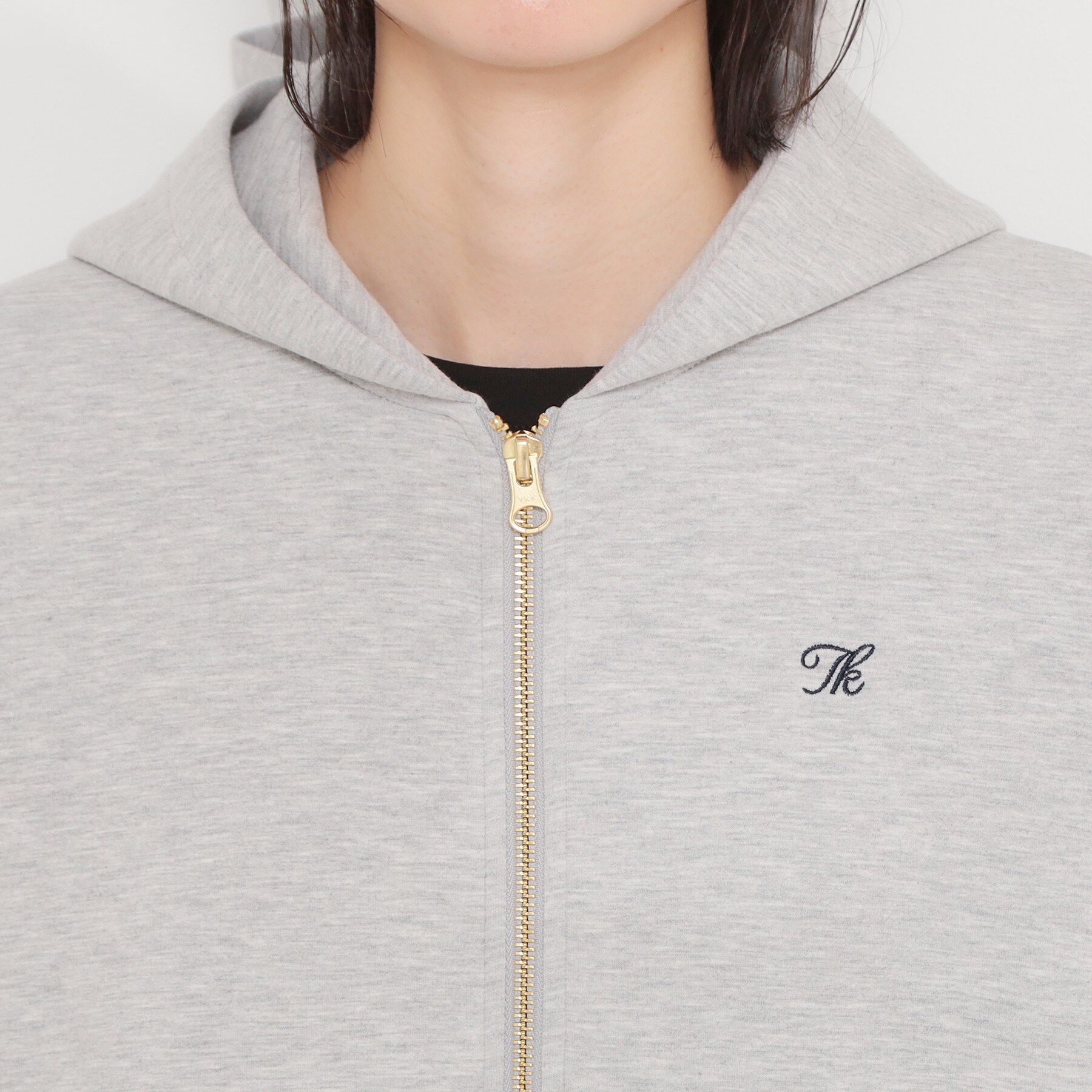 THE SHOP TK「ダンボールジップパーカ」|カーディガン|