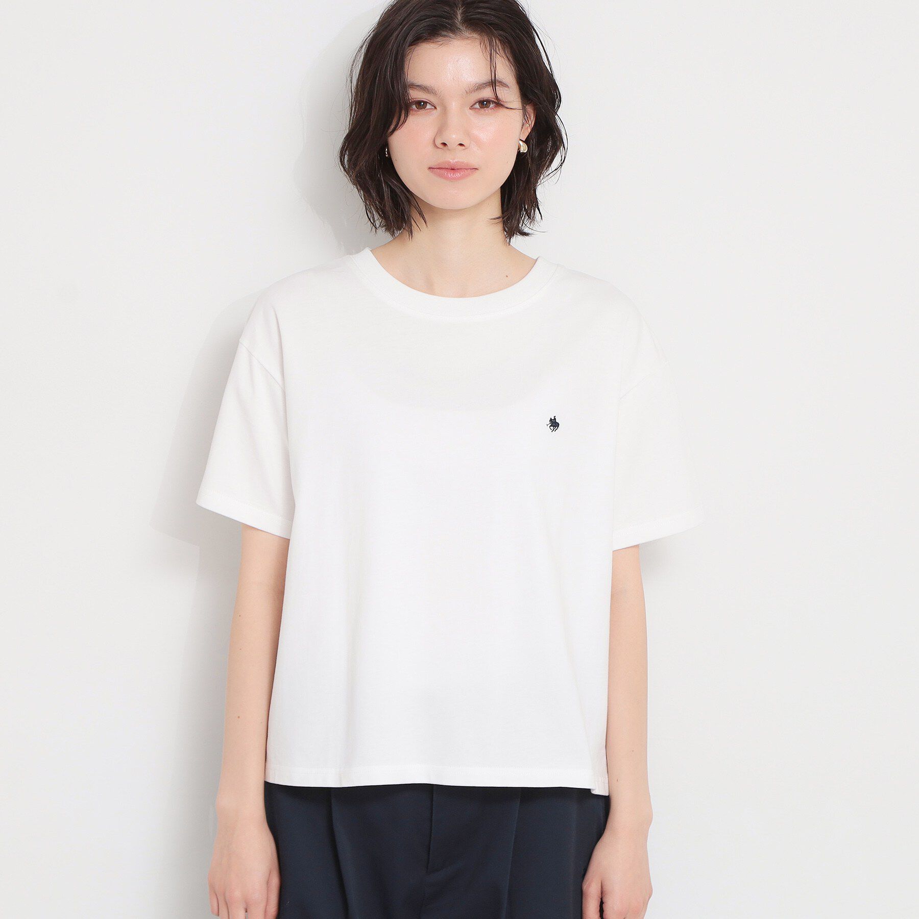 THE SHOP TK「【POLO BCS 別注】ワンポイント刺繍T」|Tシャツ・カットソー|